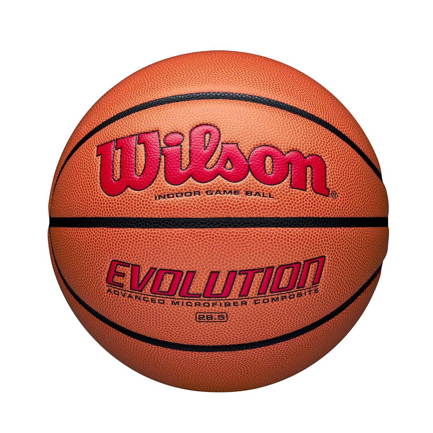 Wilson 28.5'' Evolution Game Basketball - Scarlet
