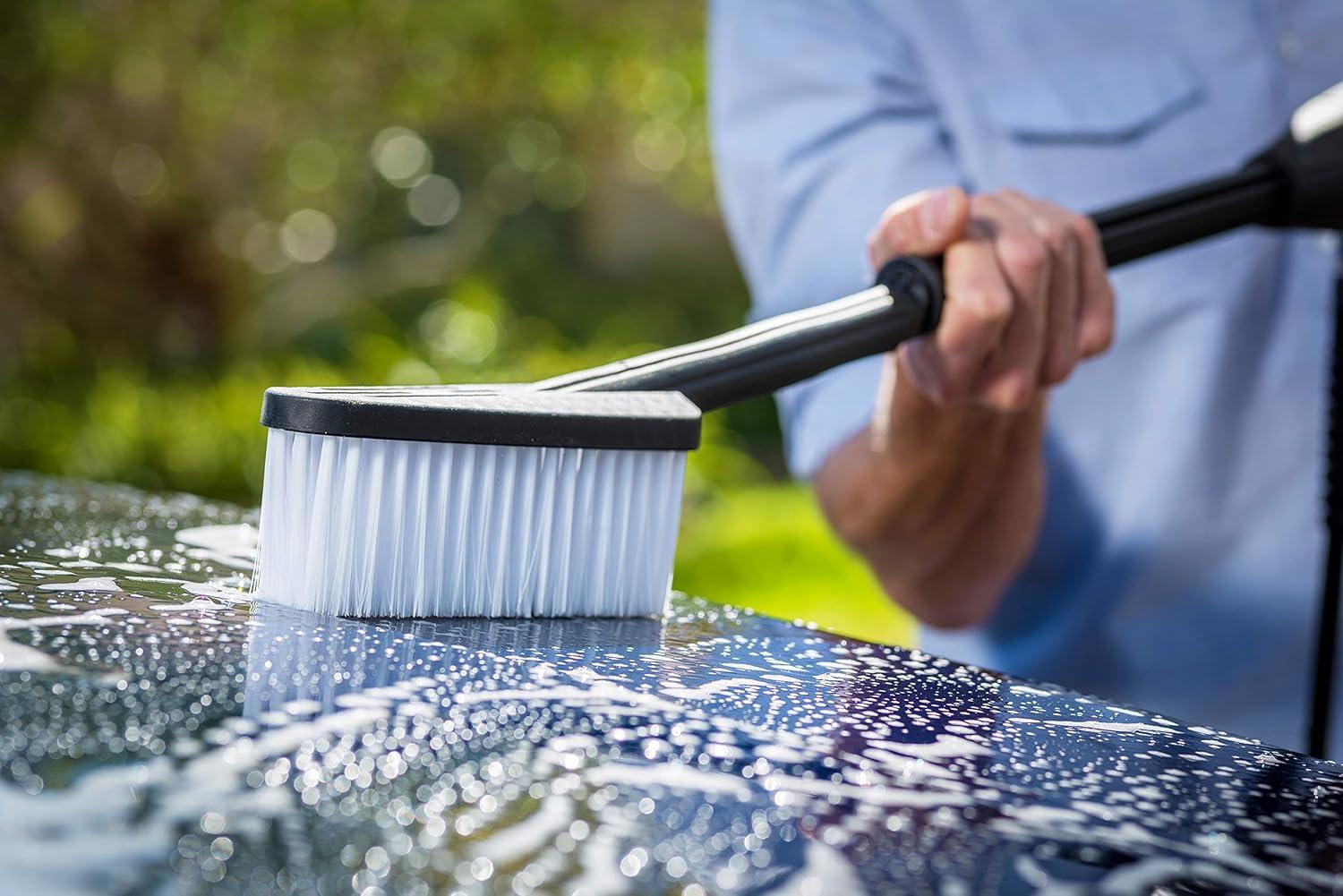 Soft Bristle Pressure Washer Wash Brush - 4000 PSI - Quick-Connect