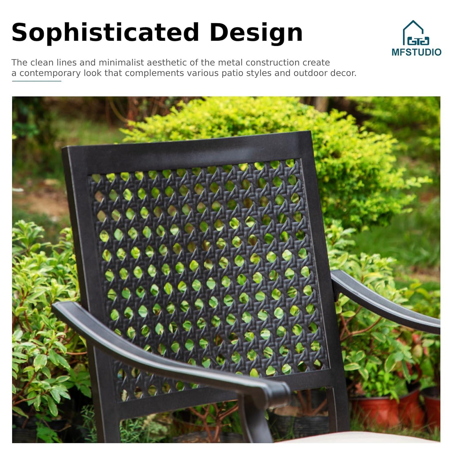 Argyri Stacking Patio Dining Chairs