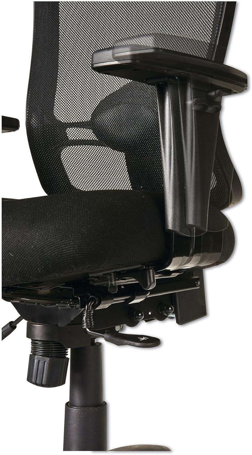 Alera Alera Etros Series Mid-Back Multifunction with Seat Slide Chair, Supports Up to 275 lb, 17.83" to 21.45" Seat Height, Black