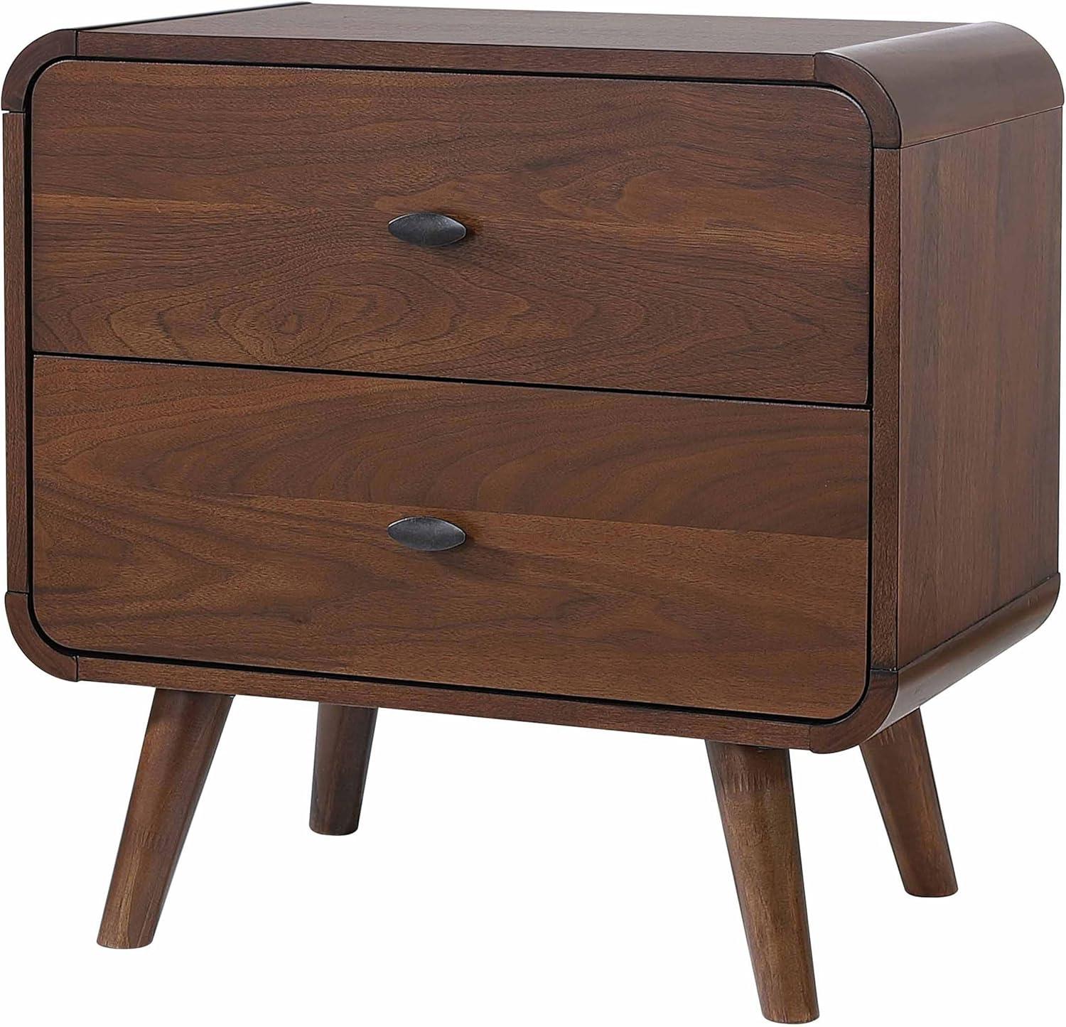 Coaster 205132-CO Nightstand, Dark Walnut
