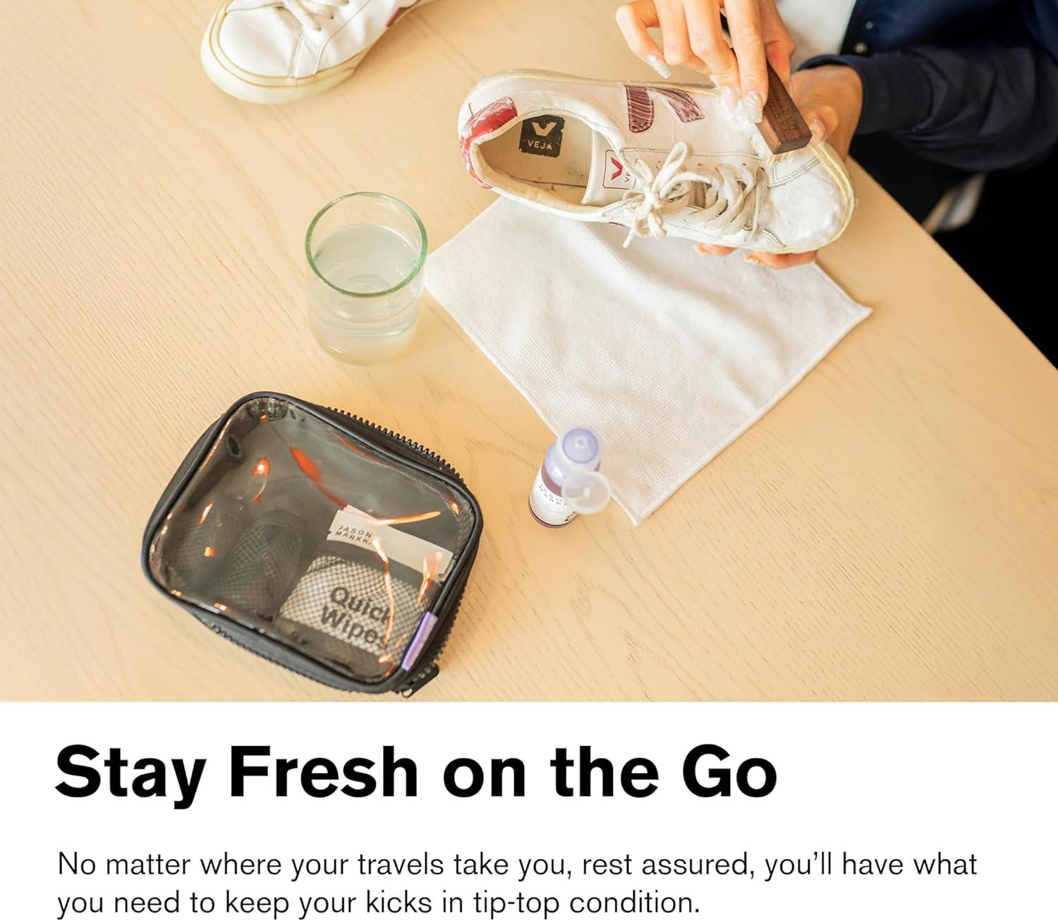 Jason Markk Womens 4PC Travel Shoe Cleaner