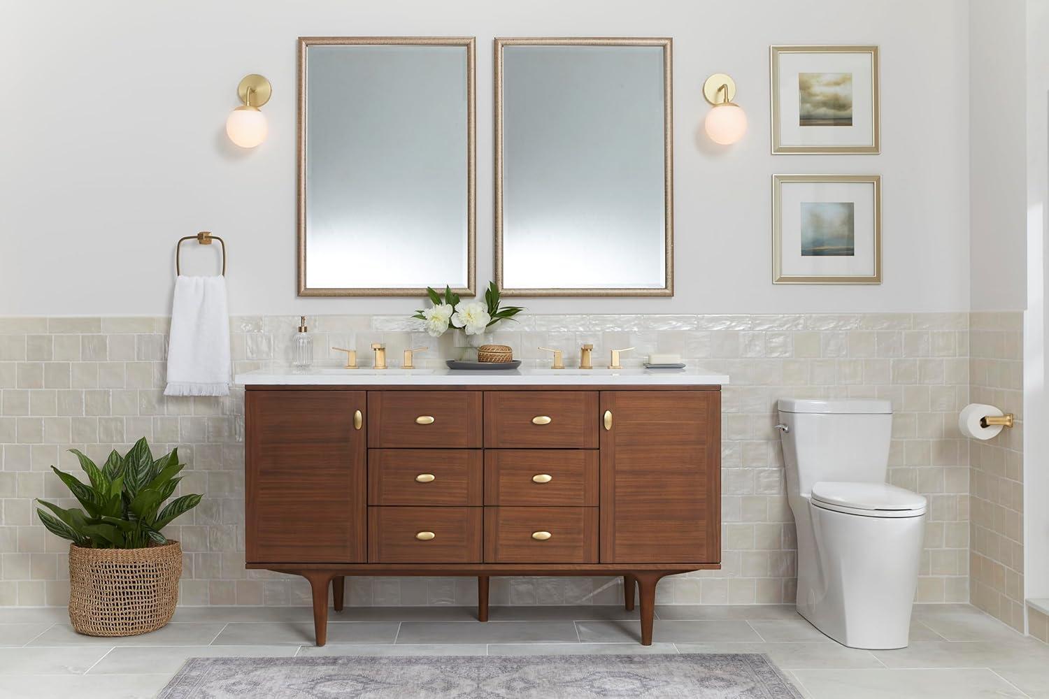 Fairbanks Wall Mounted Towel Ring in Chrome