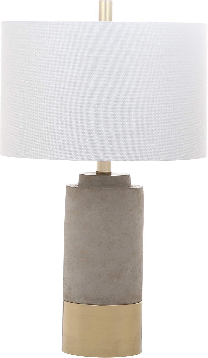 Elegant Gray 24" Traditional Table Lamp Set in Smooth White