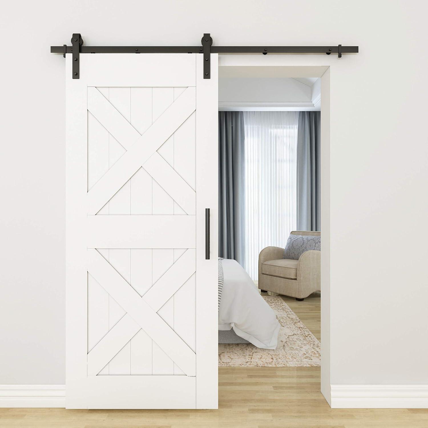National Hardware Standard Single Barn Door Hardware Kit