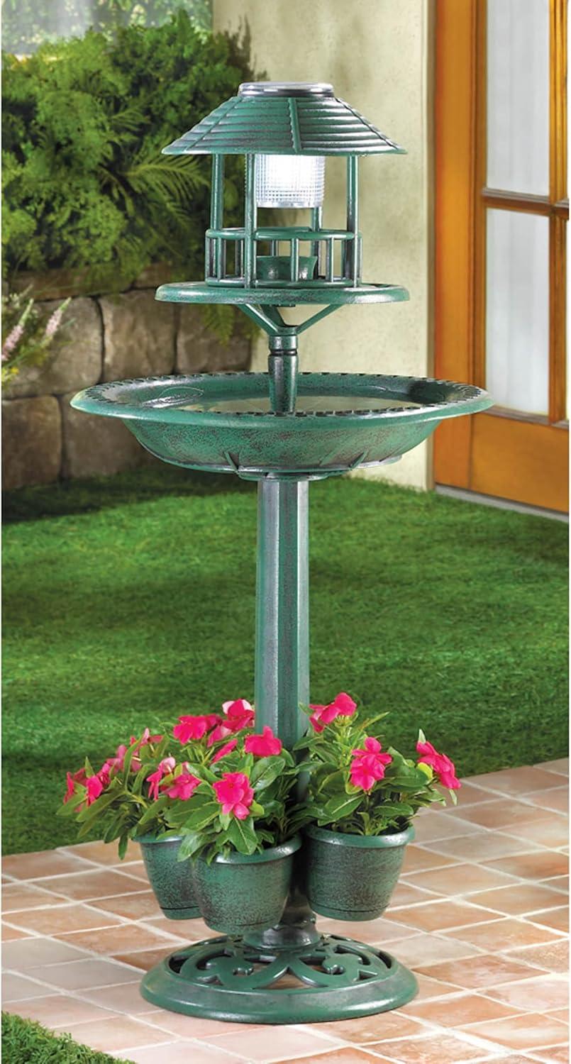 Zingz & Thingz Verdigris Garden Centerpiece 17x17x36.5"