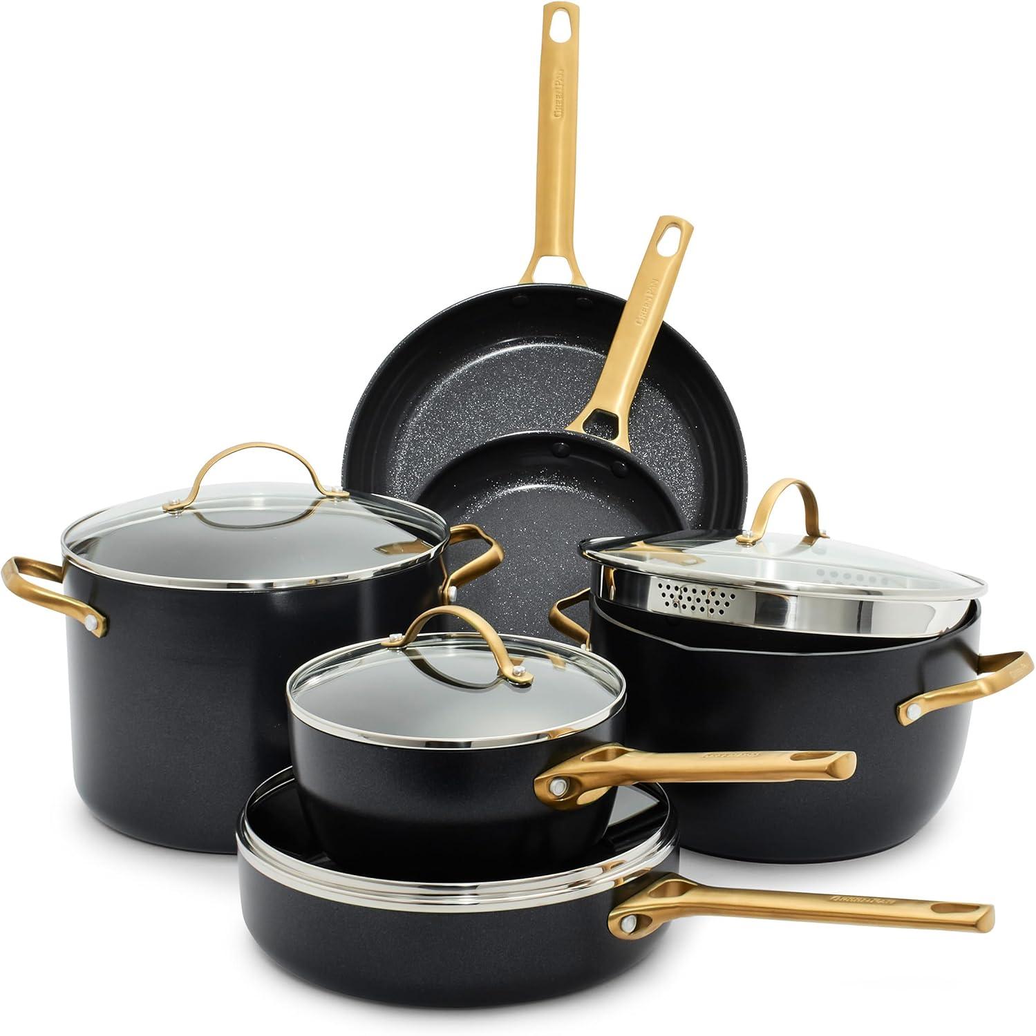 GreenPan ™ Reserve Black 10-Piece Ceramic Non-Stick Cookware Set