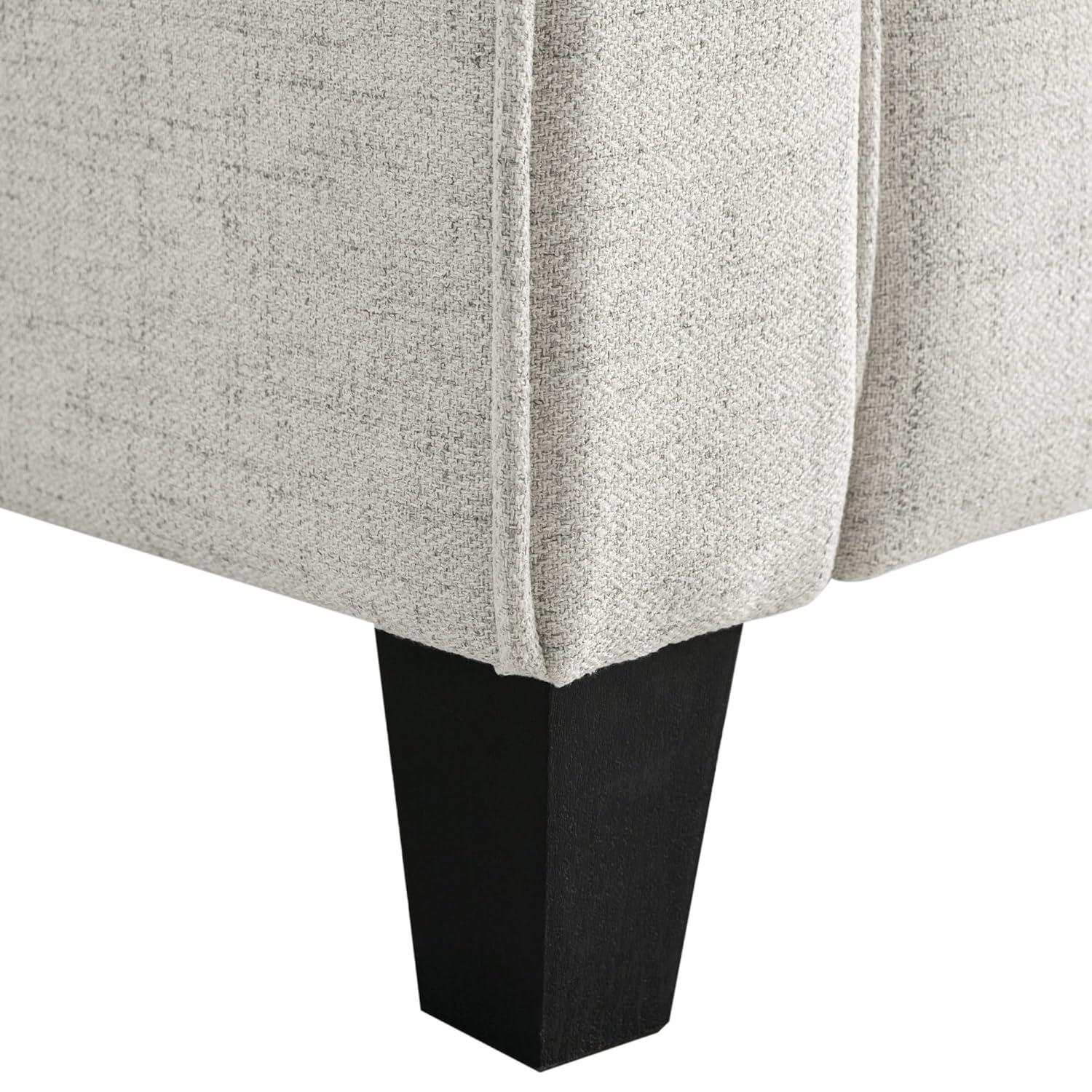 Harvard Brown Microfiber with Round Arm Chair