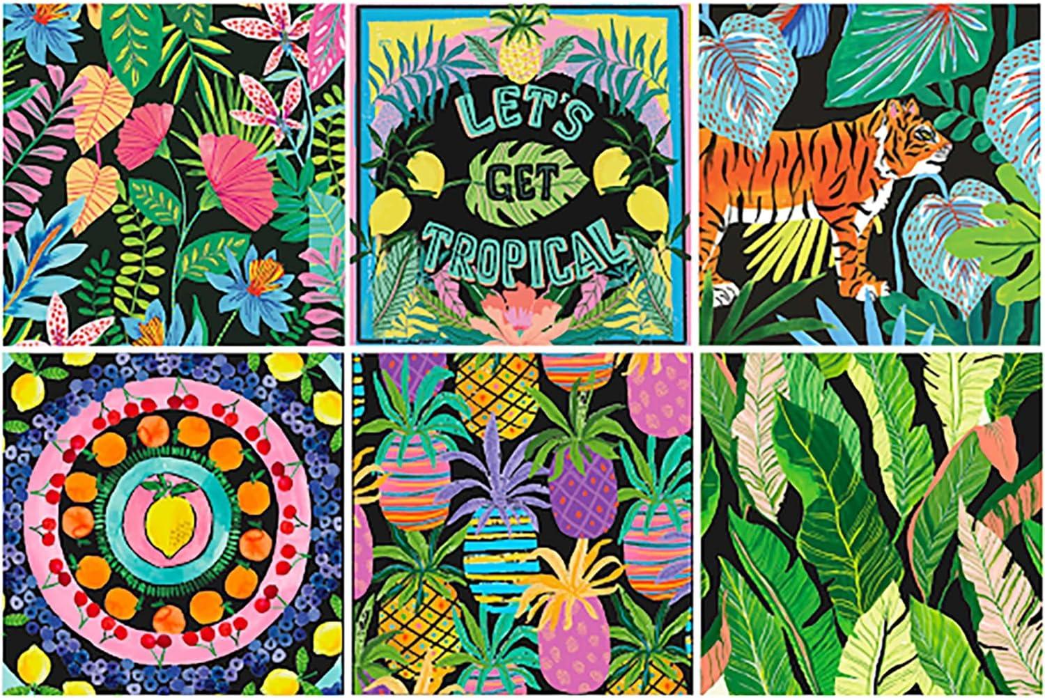 Momenta: Brea Reese Scratch Art Paper Pad - Tropical