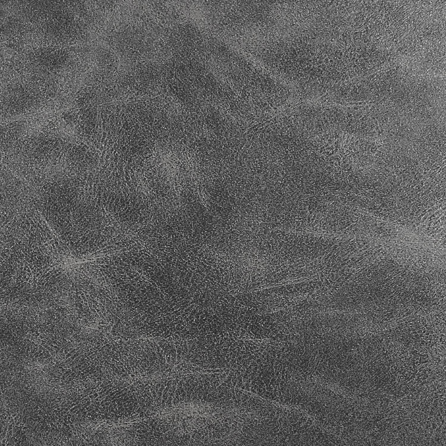 Hank Graphite Gray Metal and Faux Leather Counter Stool