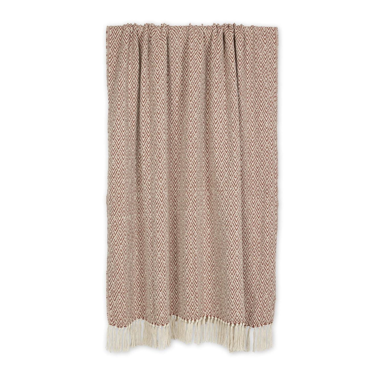 Design Imports Hand Woven Throw Blanket