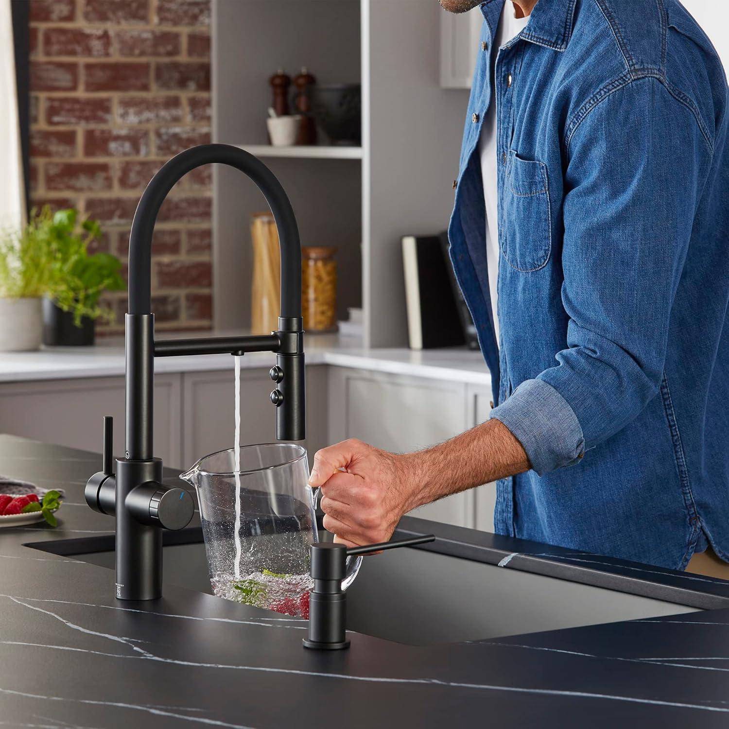 Catris Flexo Filter-Ready Semi-Pro Pull Down Single Handle Kitchen Faucet