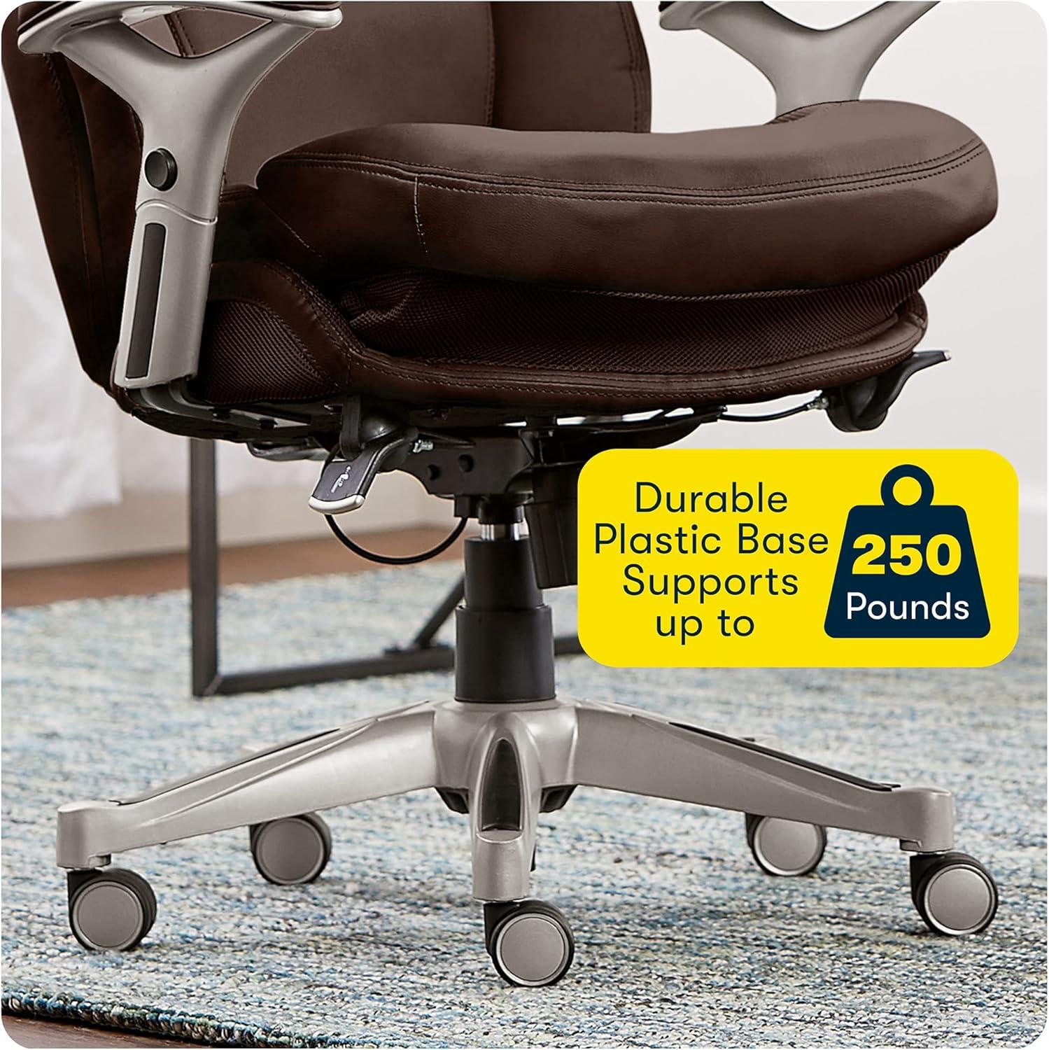 Serta Claremont Ergonomic Executive Office Chair with Back in Motion Technology and Lumbar Support