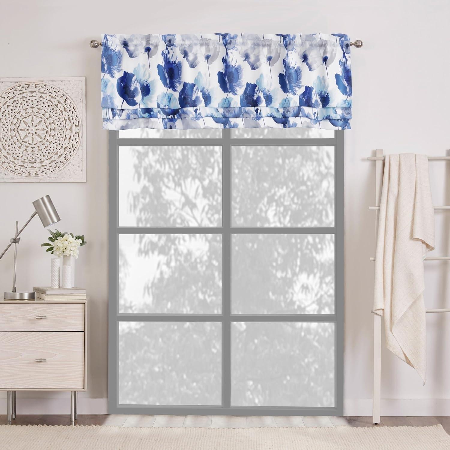 Achim Importing Co Floral Tailored 50'' W Window Valance