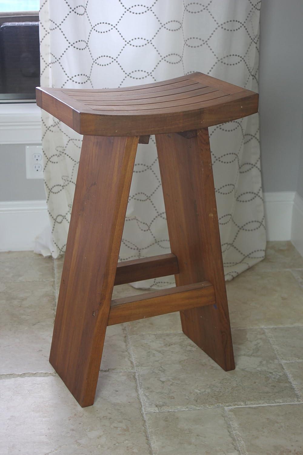 Teak 30'' Tall Indoor/Outdoor Bar Stool