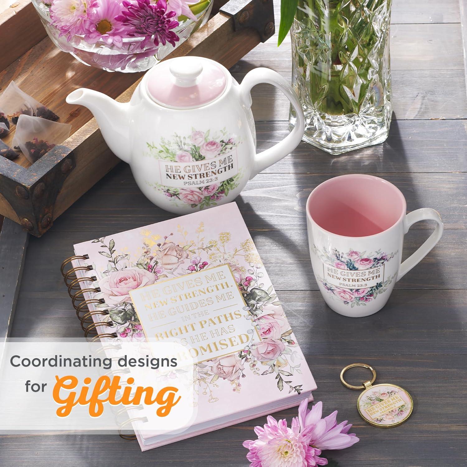 Be Still and Know Teapot in Purple - Psalm 46:10