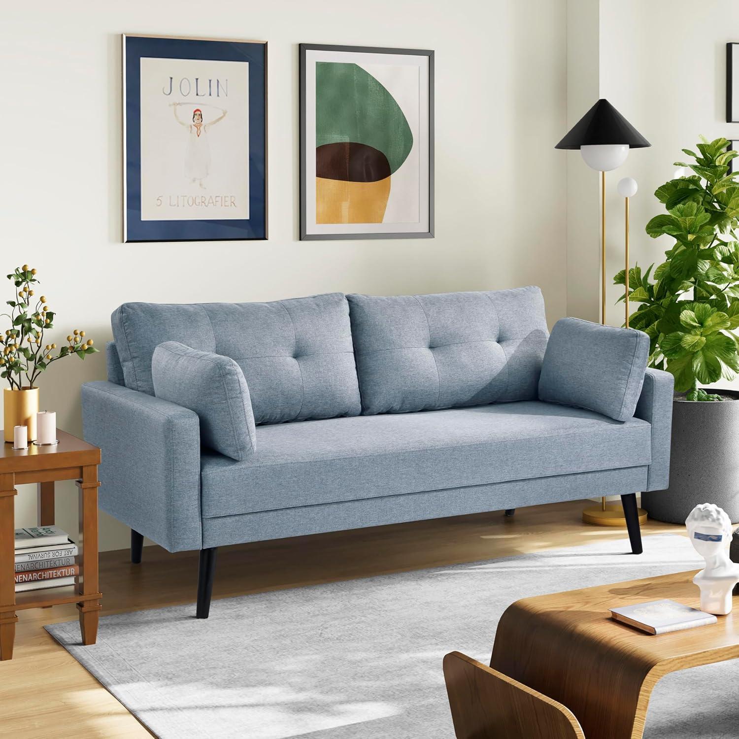 Serta Serta Bronx 66.93" Tufted Back Stationary Sofa