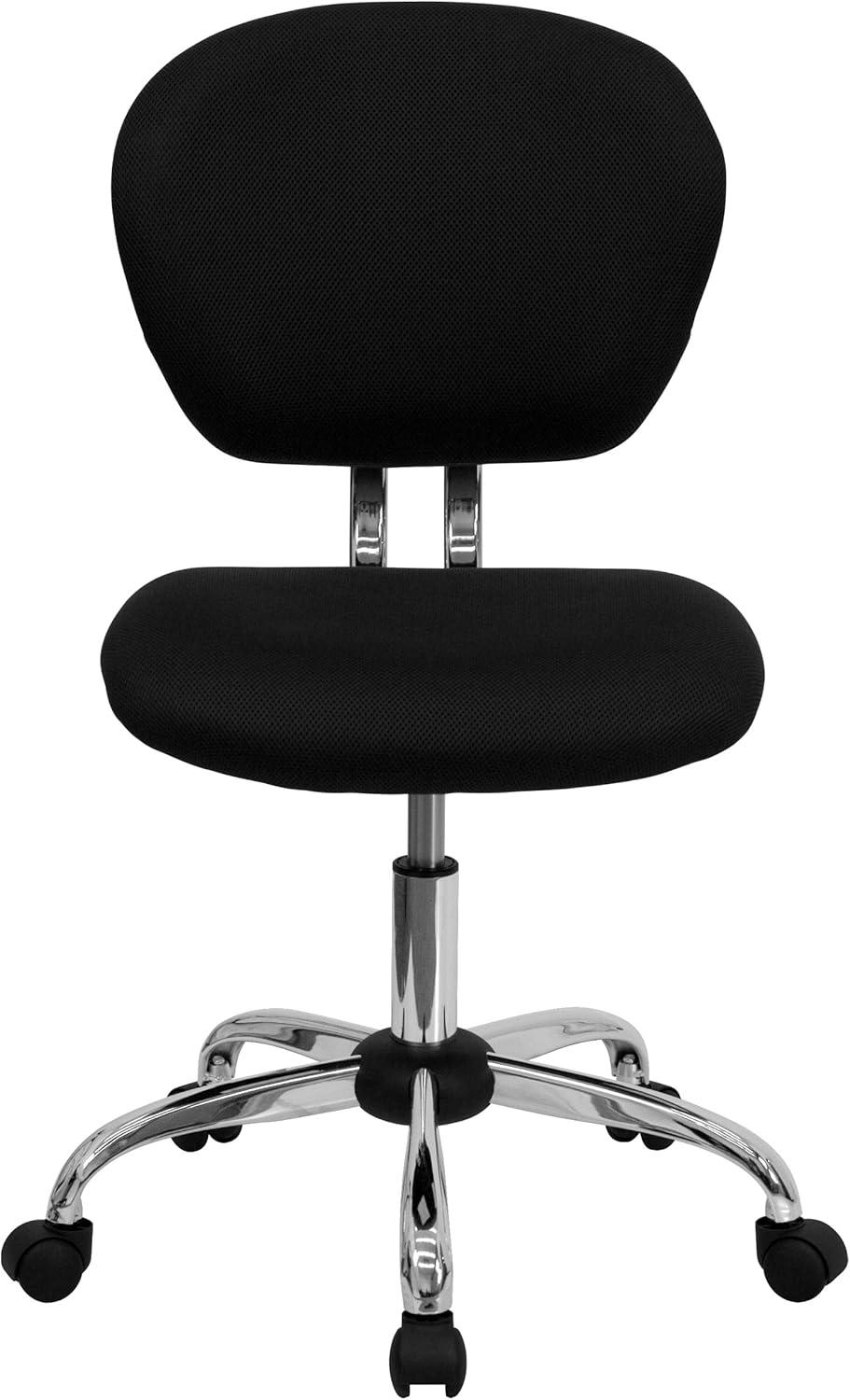 Flash Furniture Beverly Mid-Back Swivel Mesh Office Chair with Padded Seat by Flash Furniture (Set of 2)