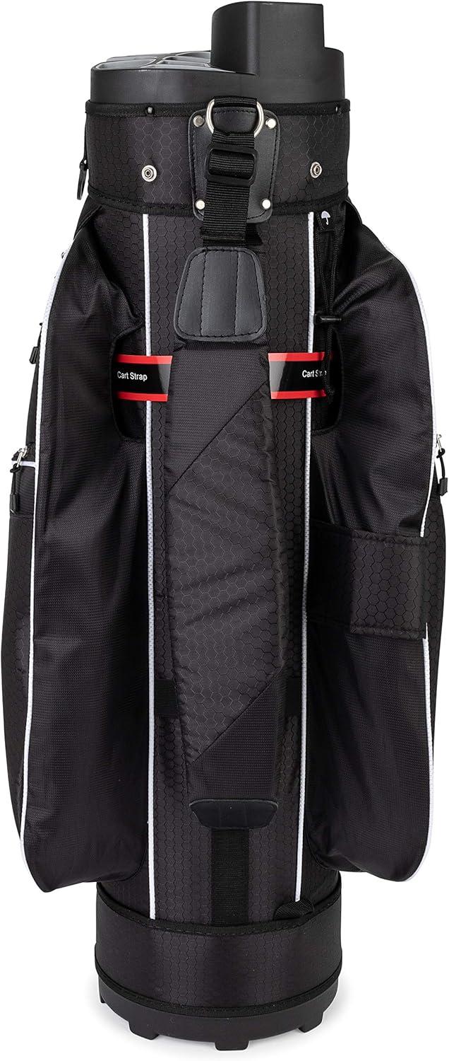 Founders Club Generation 2 Organizer Golf Cart Bag for Men with 14 Way Head Lock Anti Rattle Divider Top