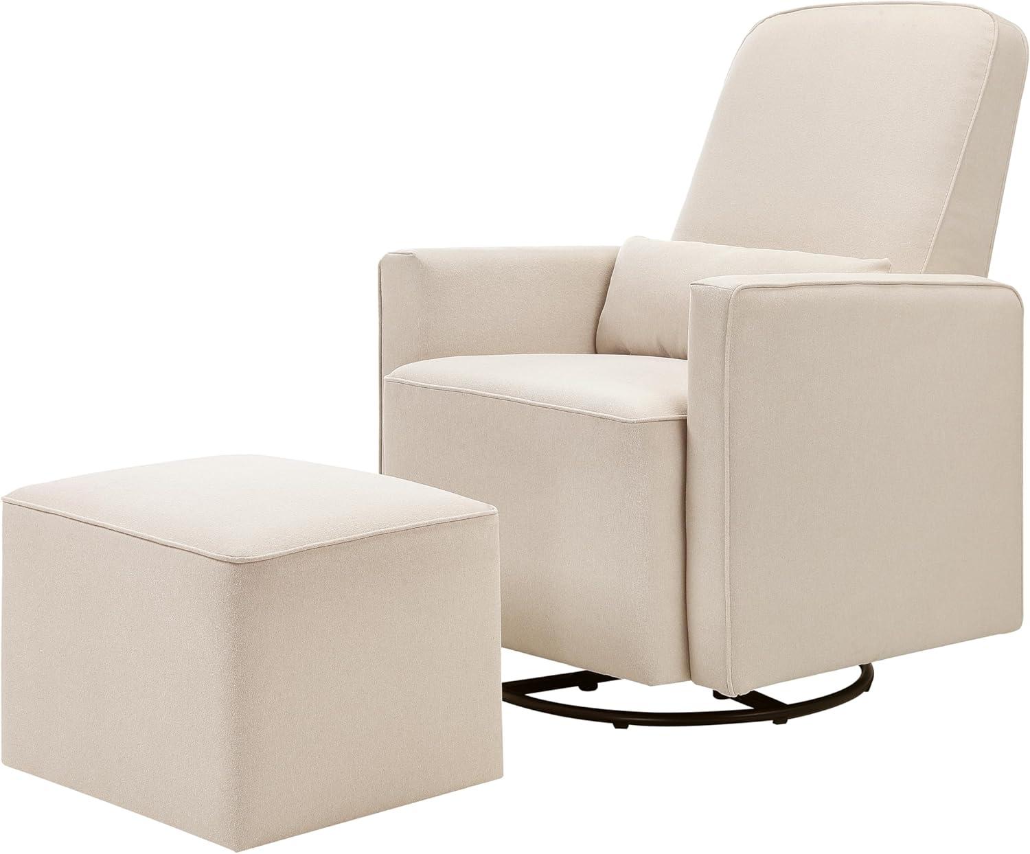 daVinci Olive Swivel Glider with Ottoman & Reviews | Wayfair