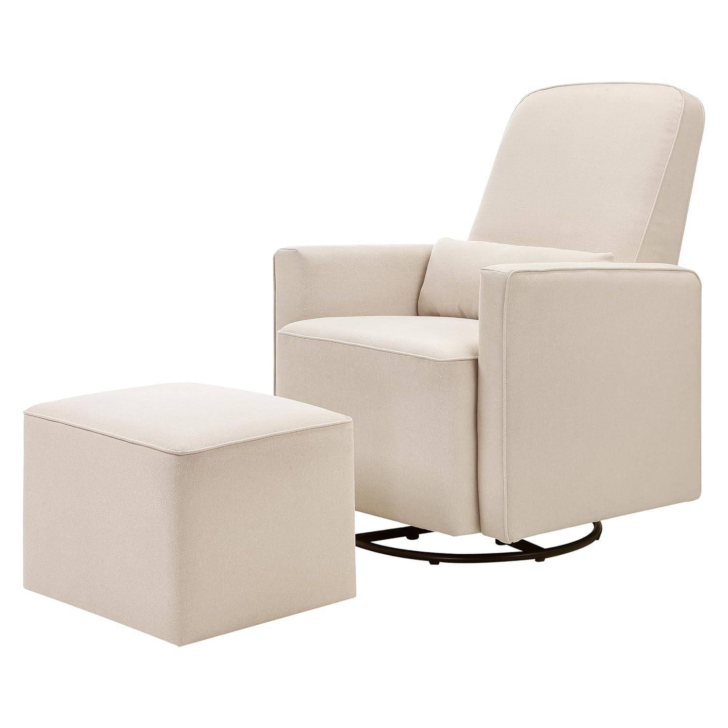 daVinci Olive Swivel Glider with Ottoman & Reviews | Wayfair