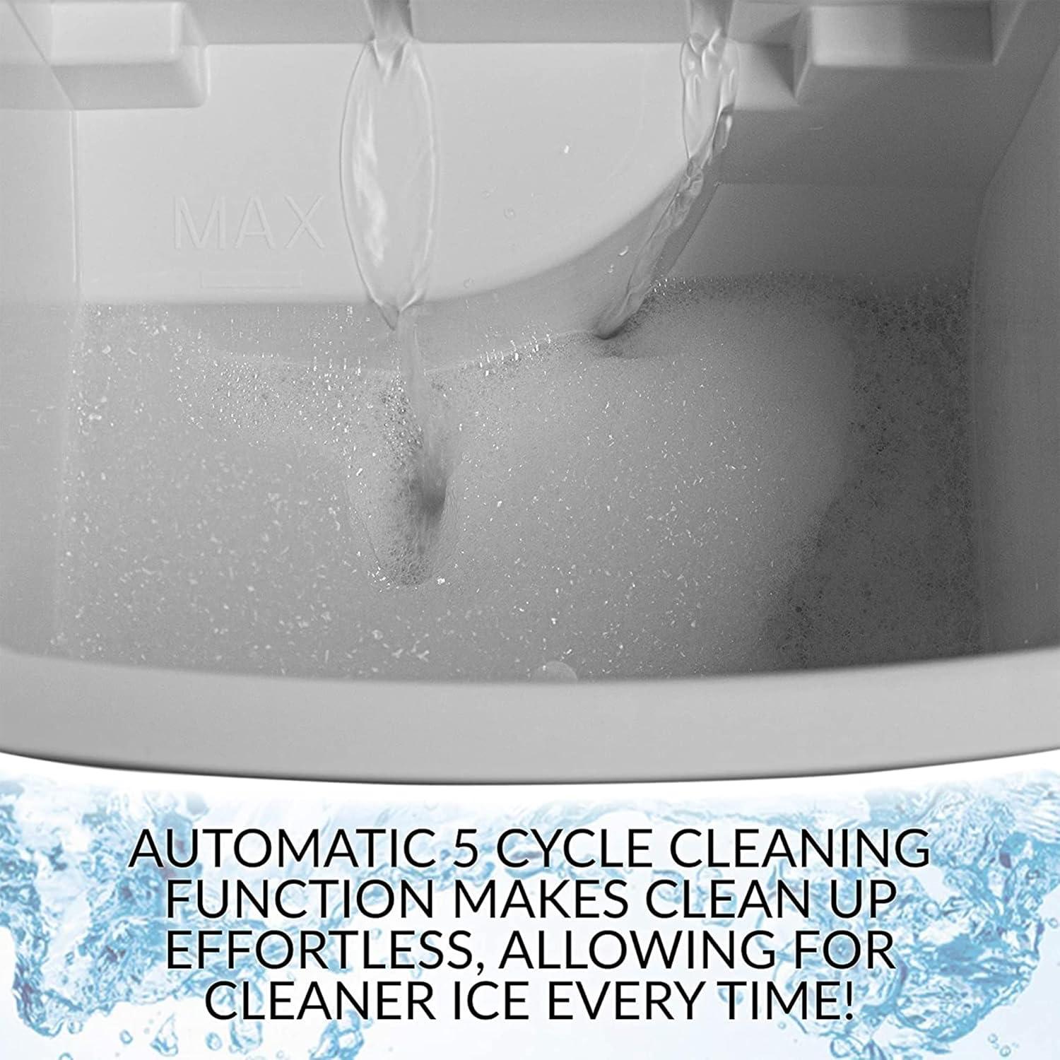 Igloo Igloo 26-Pound Automatic Self-Cleaning Portable Countertop Ice Maker Machine With Handle