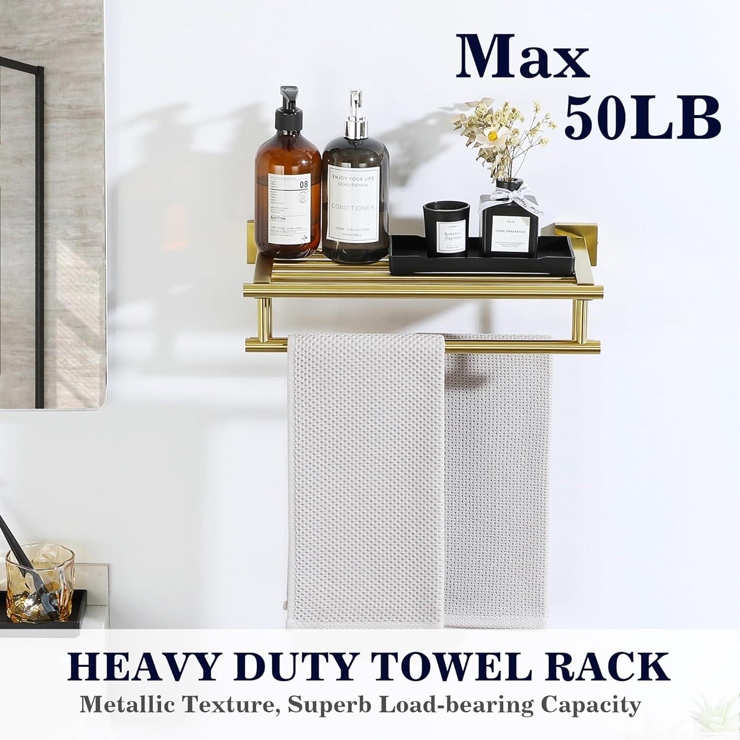 2 Wall Towel Rack