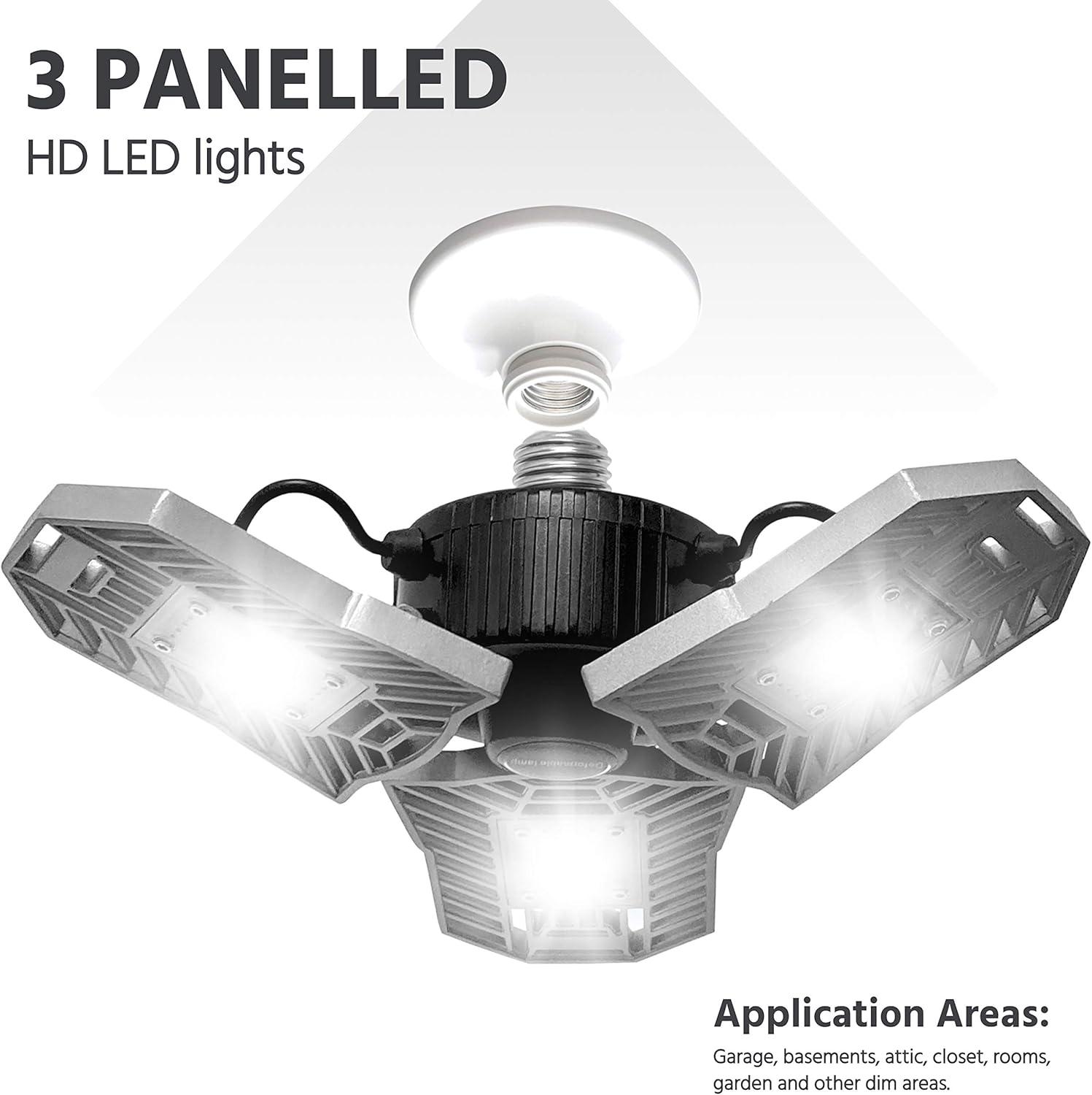 Bell + Howell TriBurst Pro 5500 Lumens Multi-Directional LED Ceiling Light