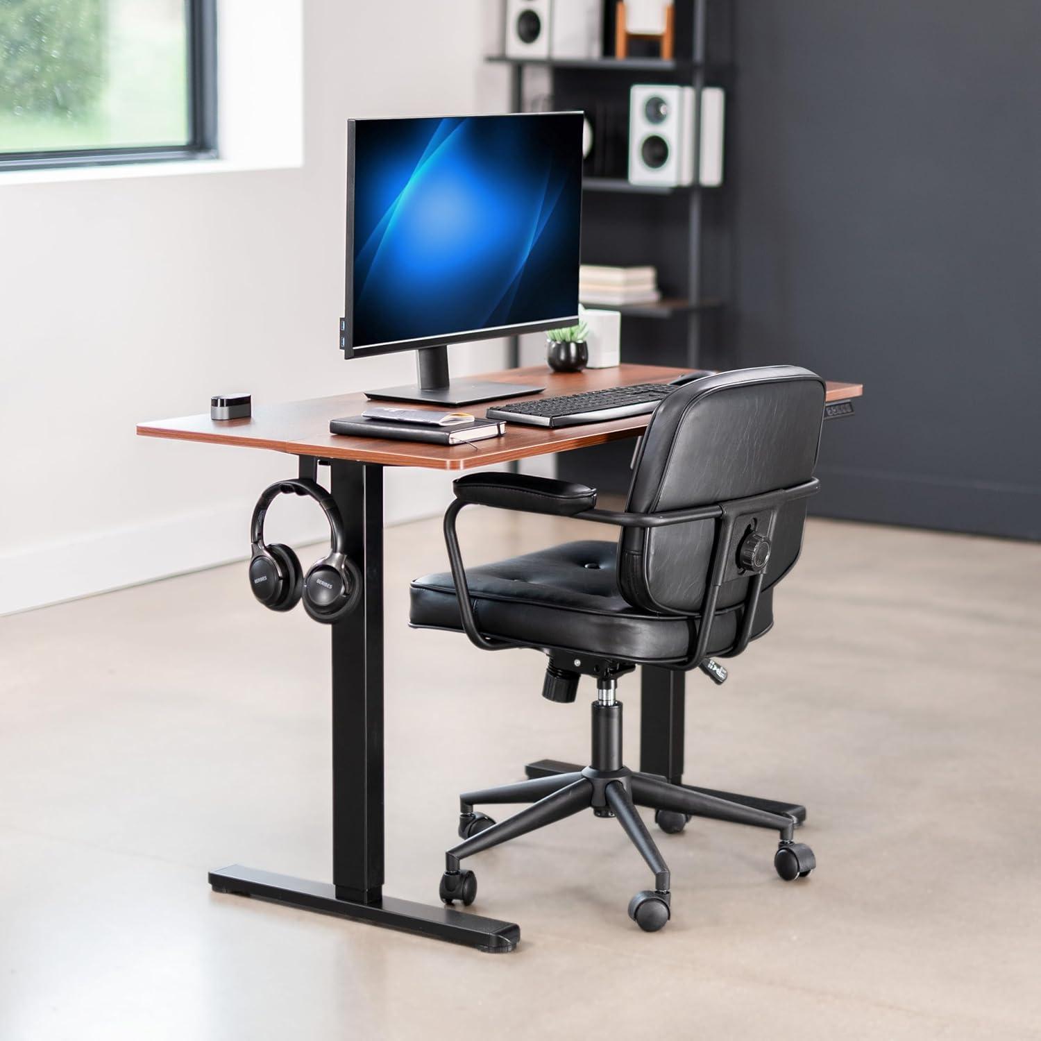 VIVO Electric 44"x 24" Sit Stand Desk, Height Adjustable Workstation (E144B series)