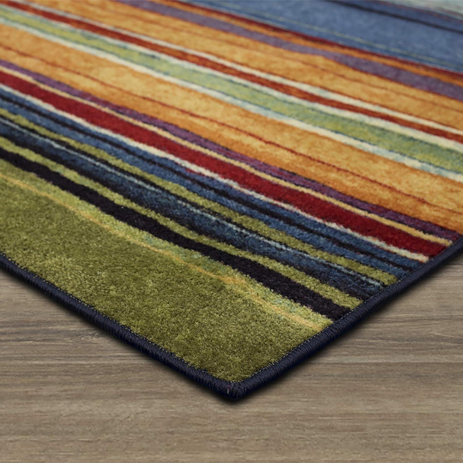 Mohawk Home Rainbow Indoor Striped Area Rug, Multi, 1' 8" x 2' 10"