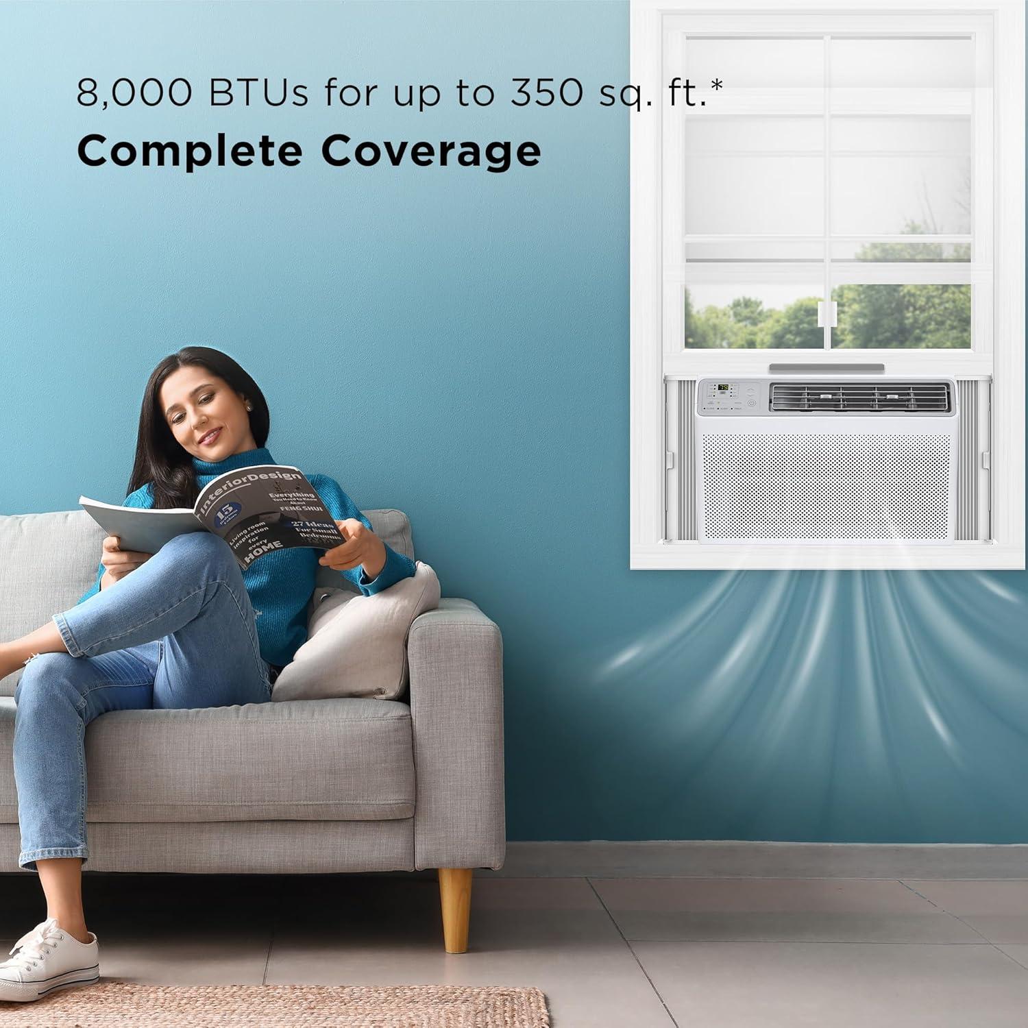 TCL TCL 8000 BTU Wi-Fi Connected Window Air Conditioner with Remote Included