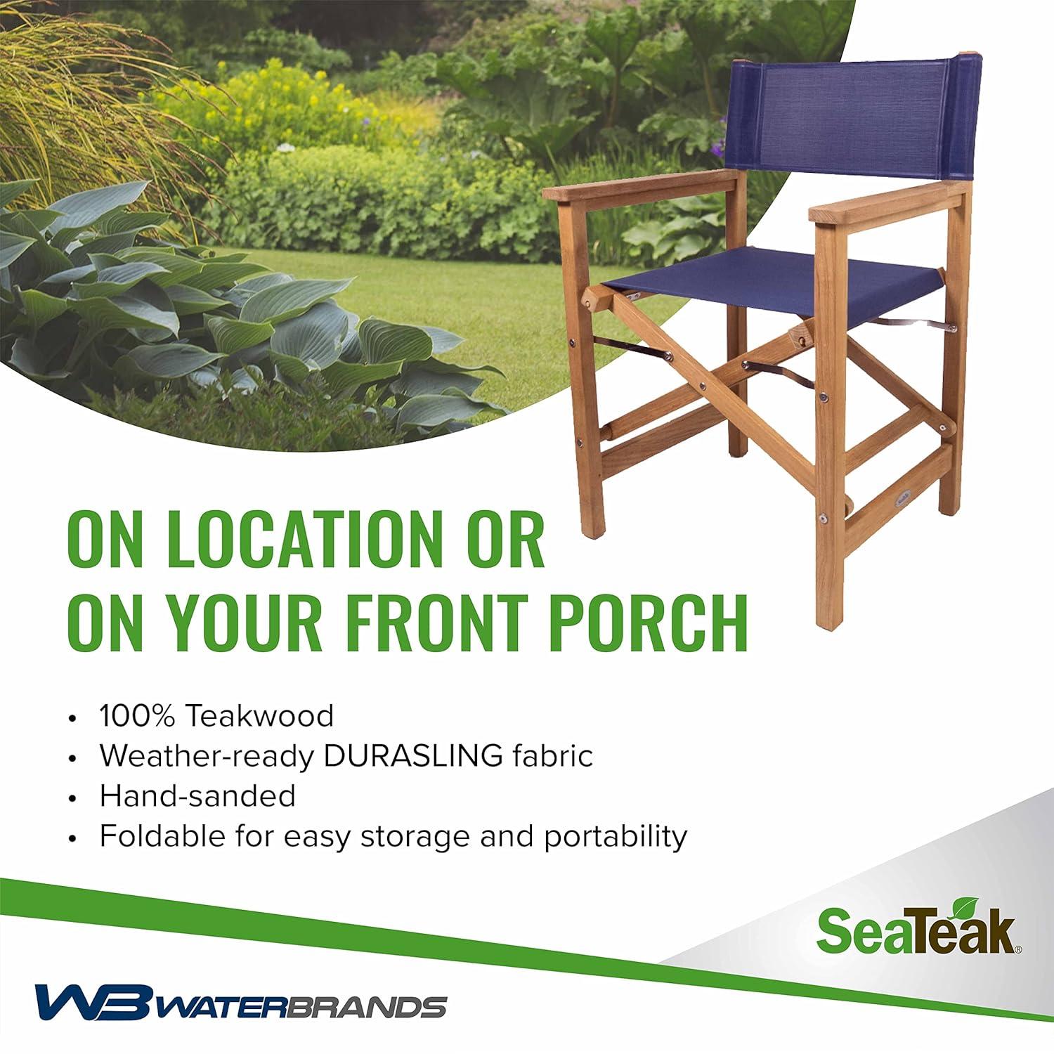 SeaTeak Folding Director Chair