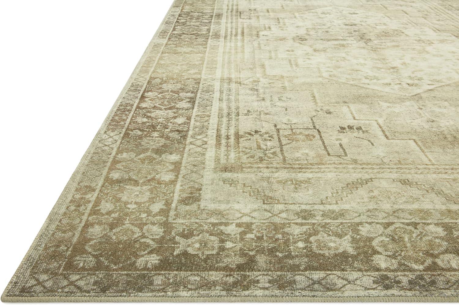 Banks IV Rug by Magnolia Home by Joanna Gaines x Loloi - Natural and Granite / 2'3" x 3'9"