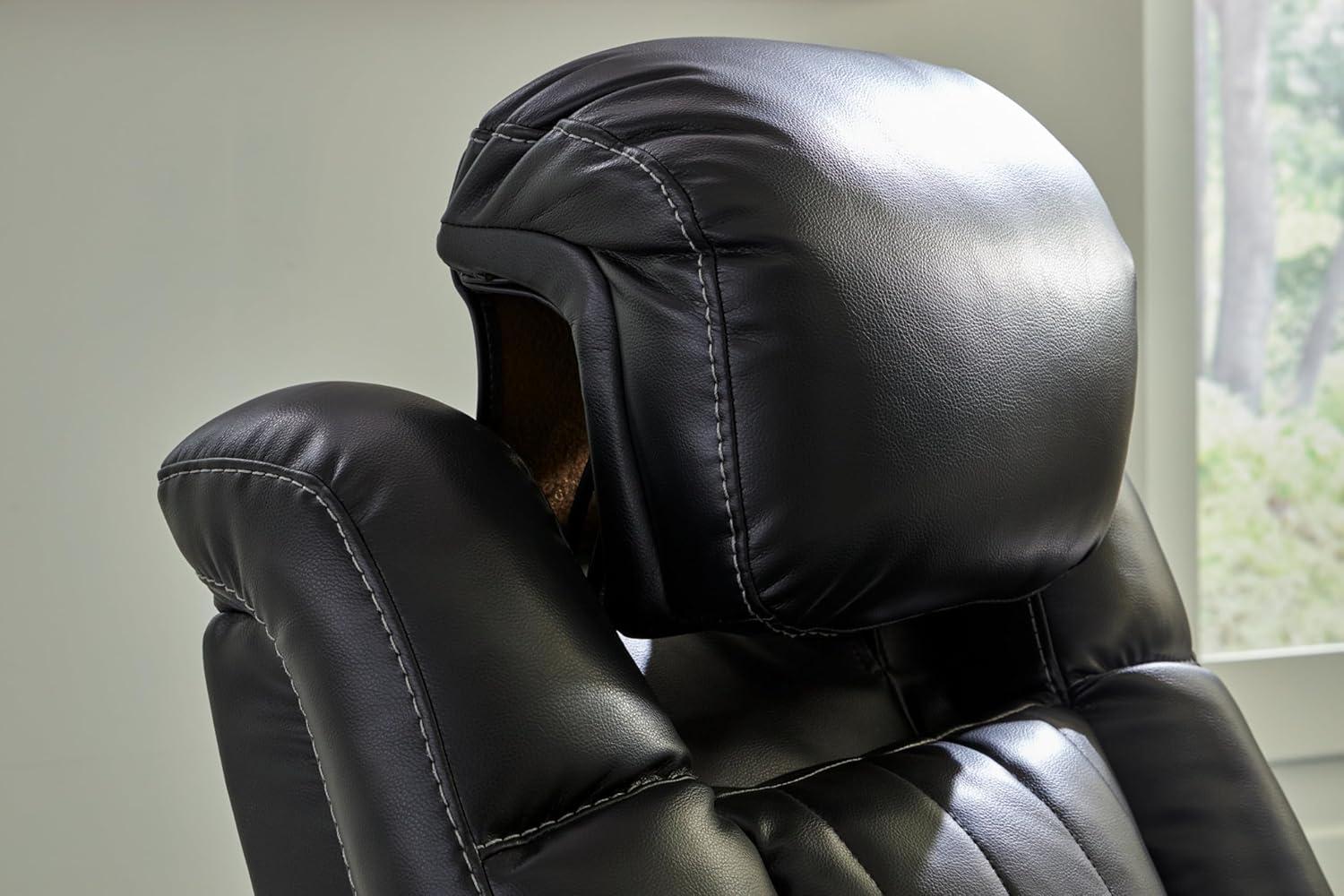 Signature Design by Ashley Caveman Den Midnight Power Recliner