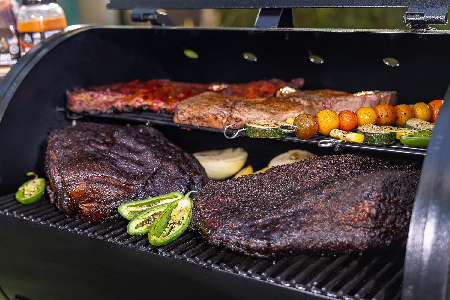Pit Boss 820FB1 Wood Pellet Grill and Smoker, Matte Black