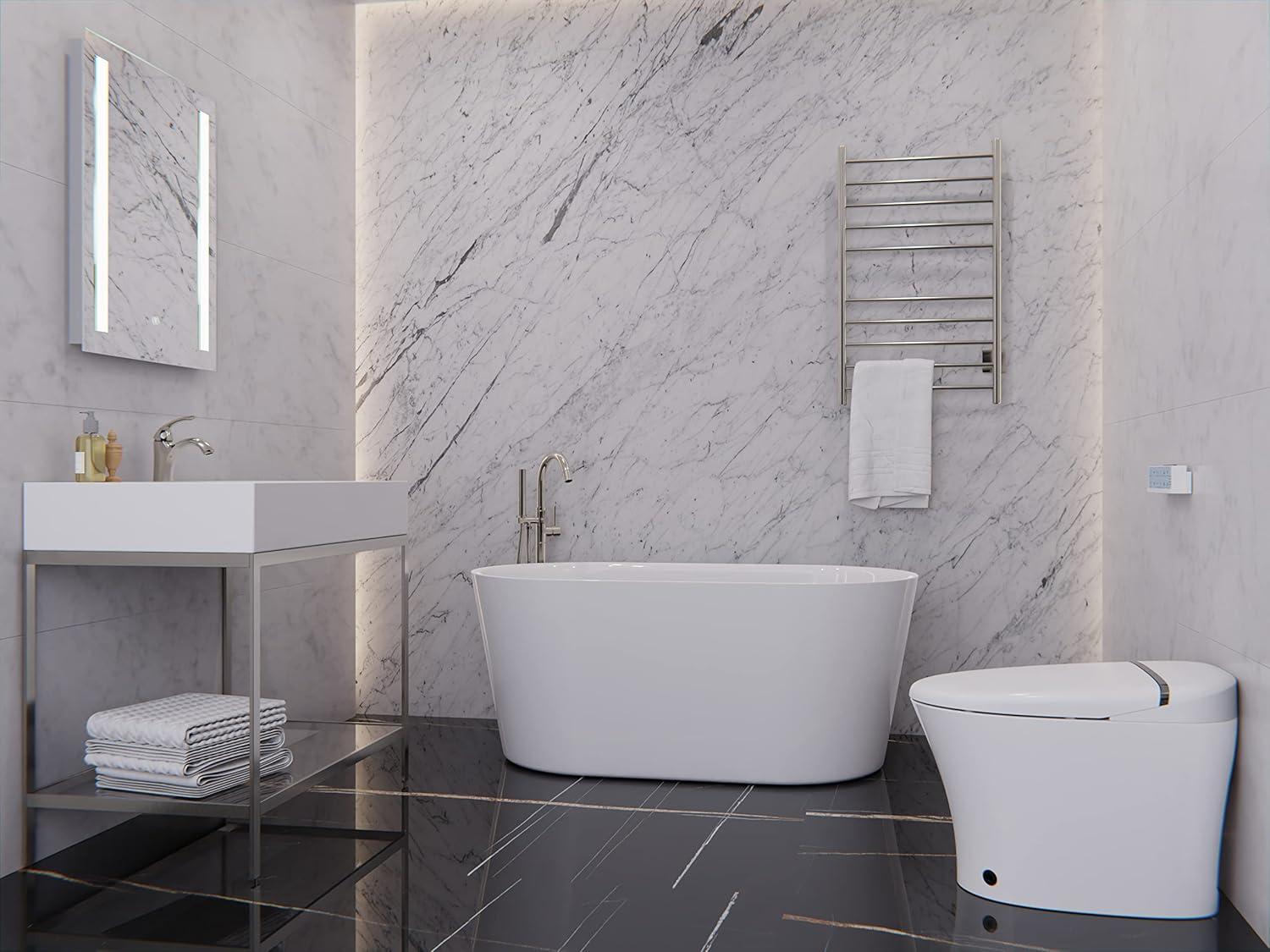 67'' x 32'' Freestanding Soaking Acrylic Bathtub
