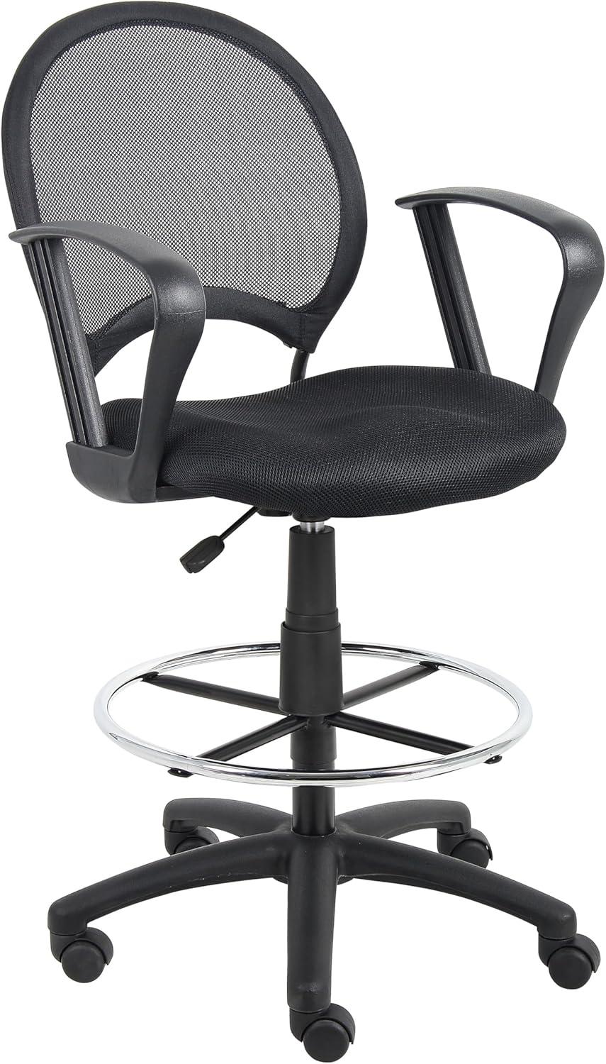 Boss Office Products Mesh Drafting Chair
