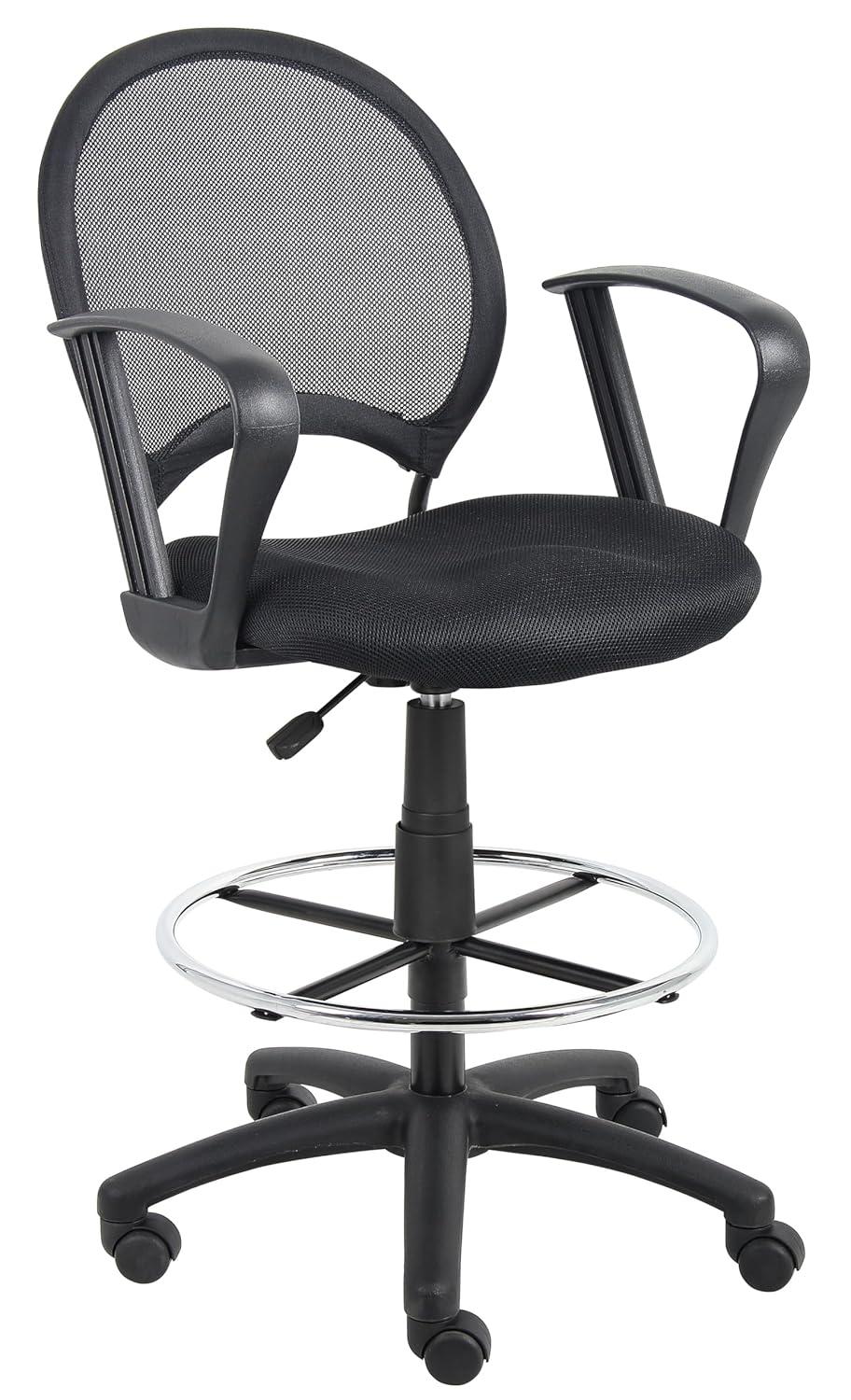 Boss Office Products Mesh Drafting Chair
