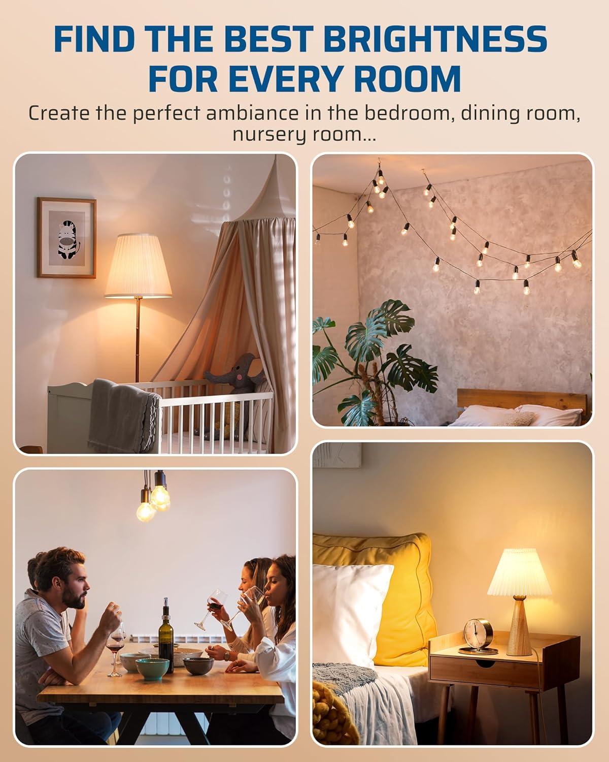 Black Full Range Slide Control Table Lamp Dimmer Switch