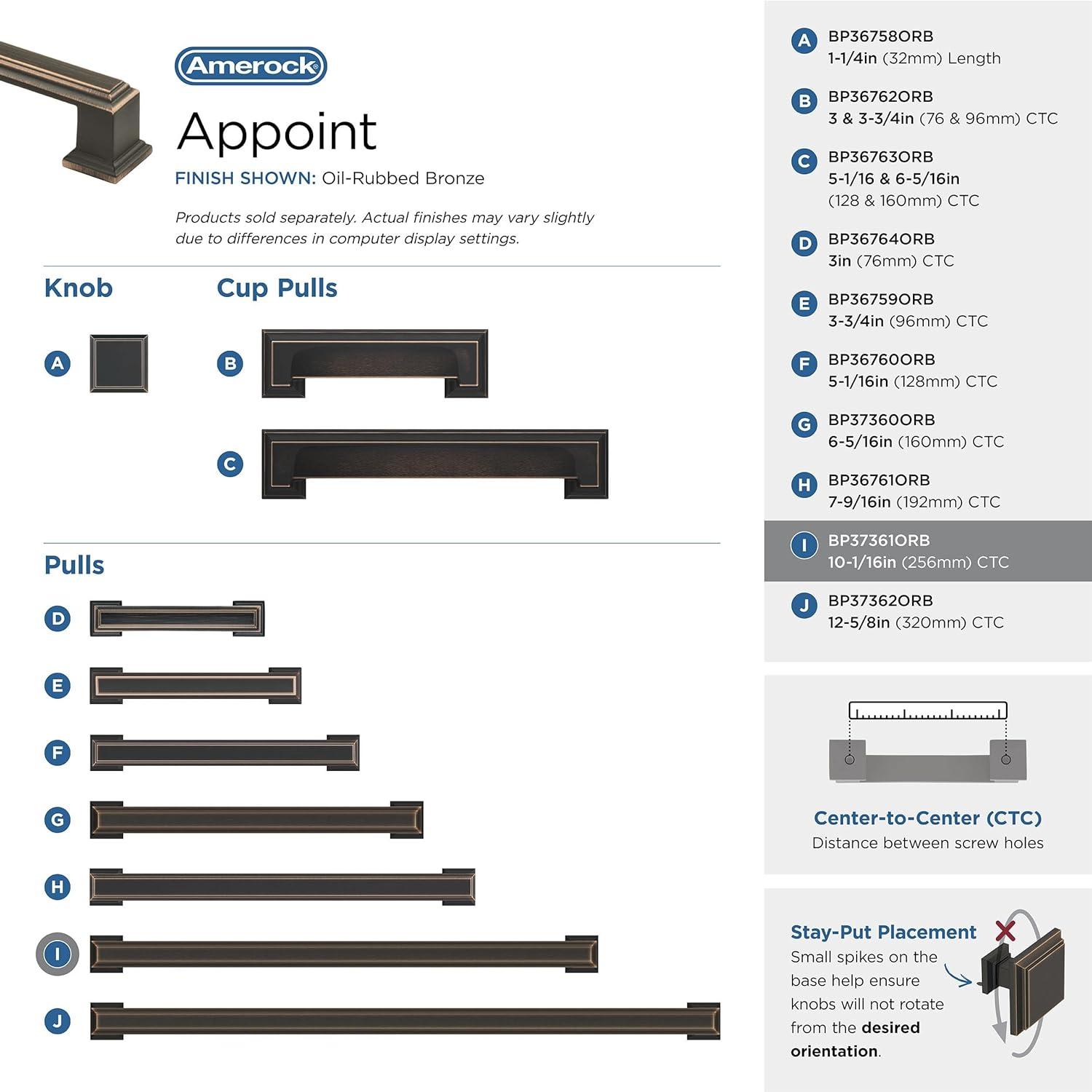 Amerock Appoint Cabinet or Drawer Pull