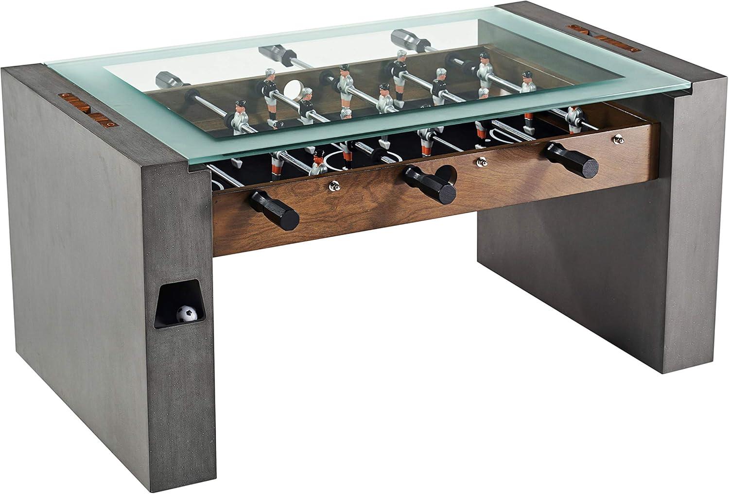 Barrington Billiards Company Barrington Billiards 58” Irvine Foosball Table, with Tabletop Sports Soccer Balls