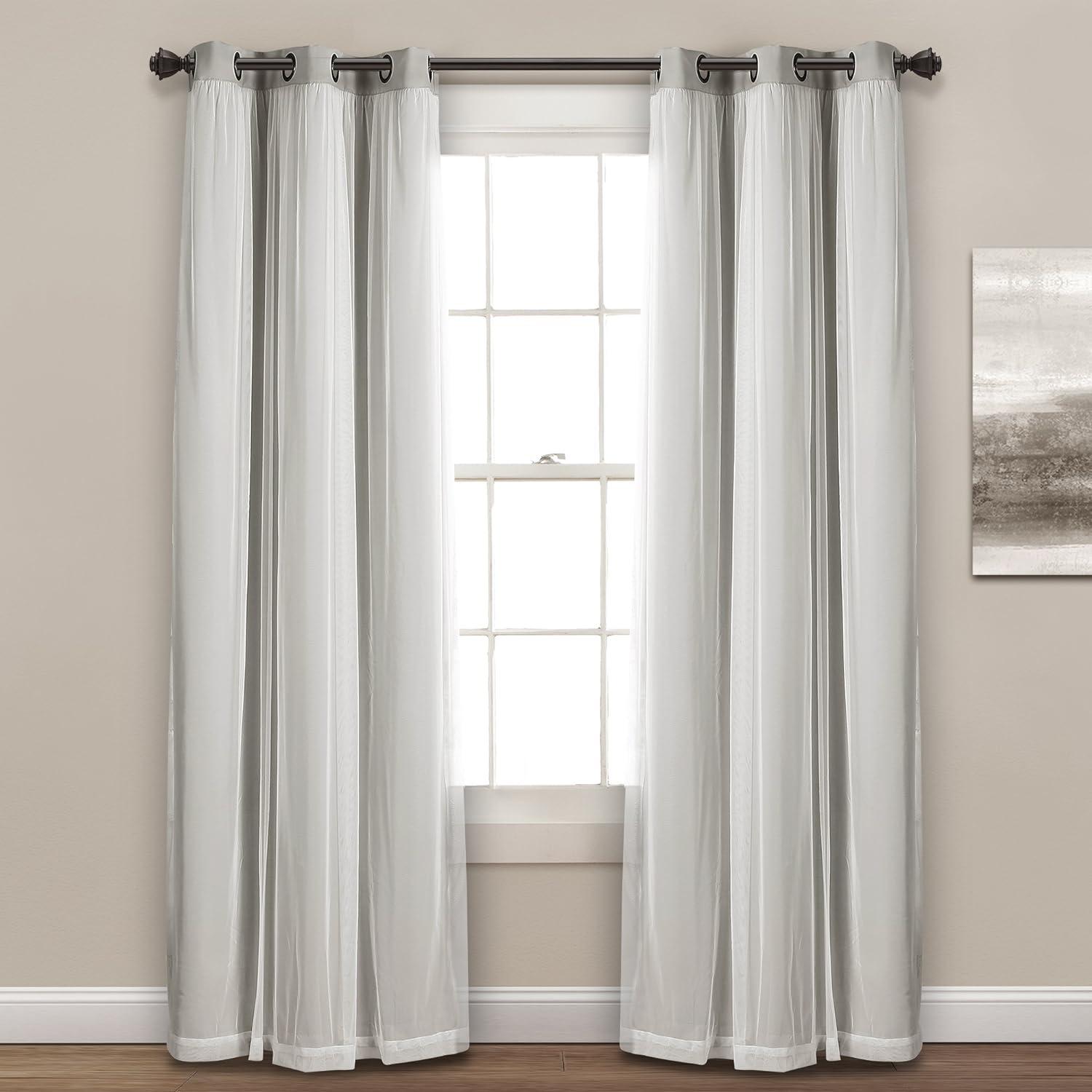 Polyester Blackout Curtain Pair