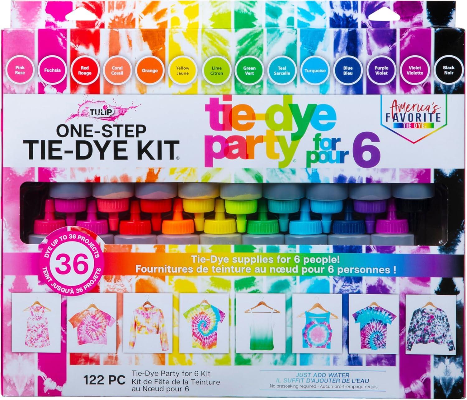 Tulip One-Step 18-Color Tie-Dye Kit for Parties