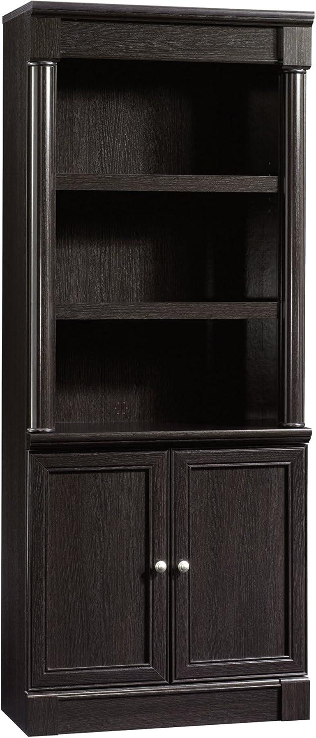 Sauder Palladia Engineered Wood and Metal 3-Shelf Bookcase in Wind Oak