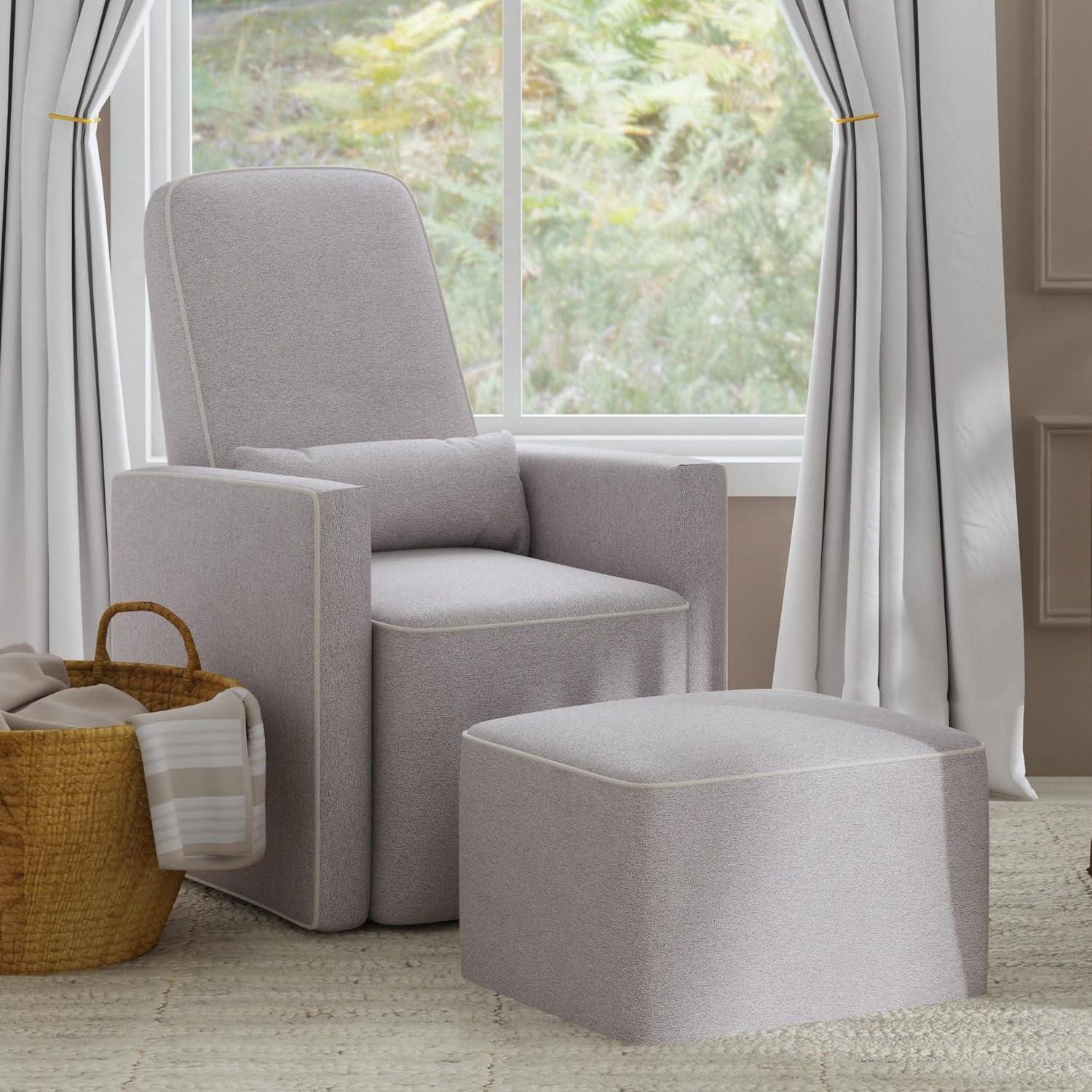 daVinci Olive Swivel Glider with Ottoman