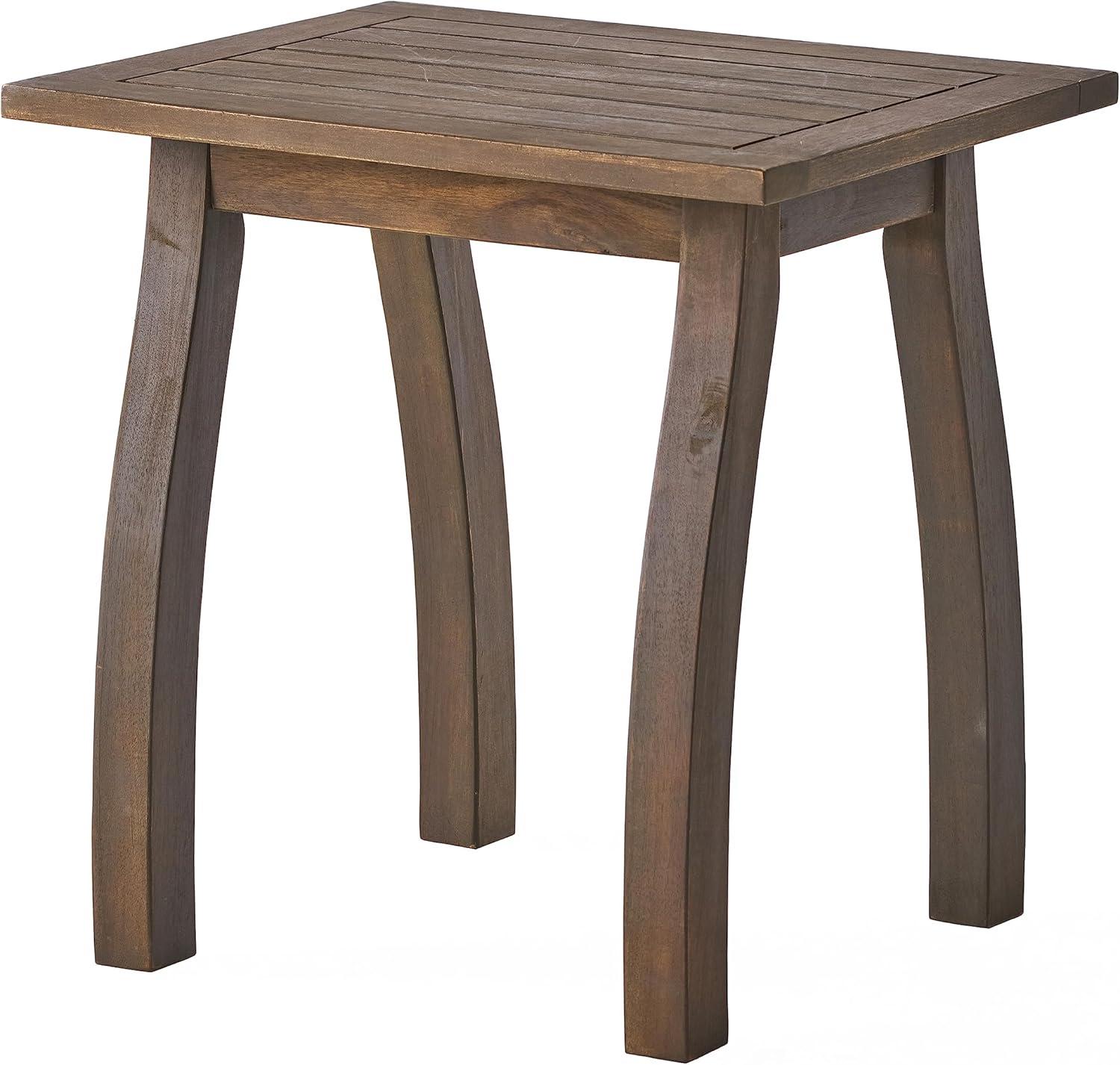 Selma Acacia Accent Table - Christopher Knight Home