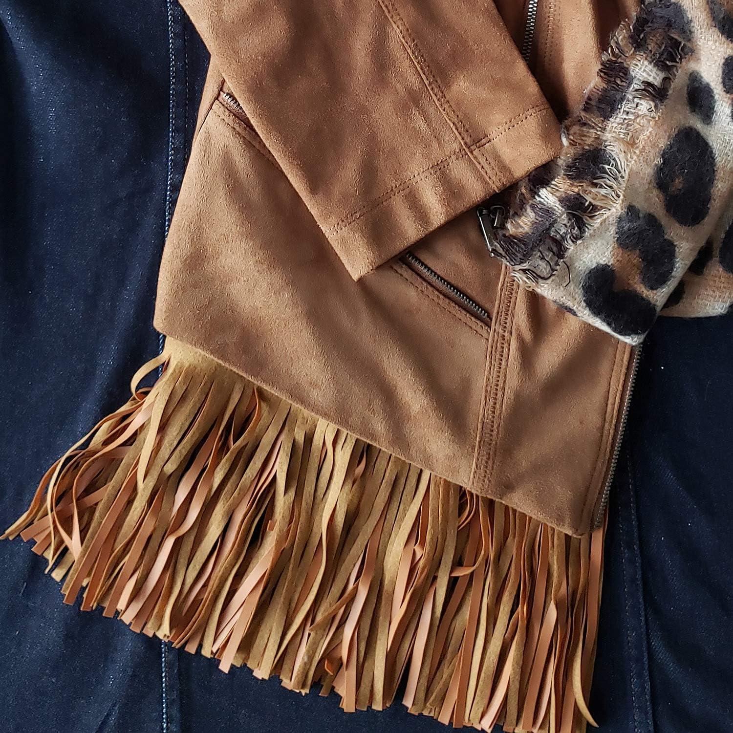 Expo Int'l 5 Yards of 6" Matte Finish Vegan Leather Fringe Trim