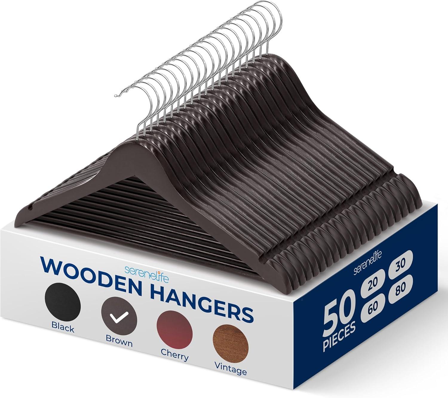 SereneLife Non-Slip Standard Hanger