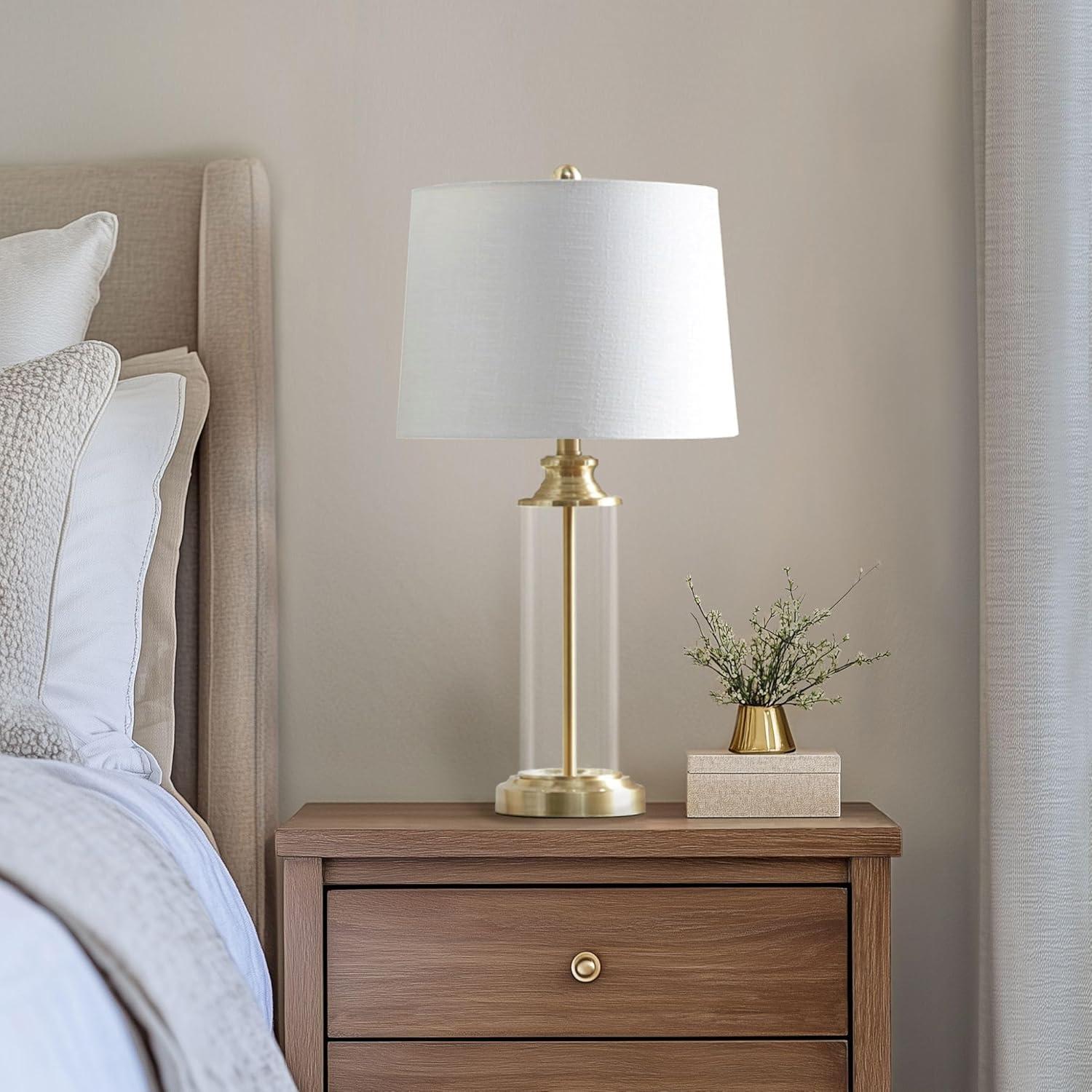 Mercer41 Clarity Cylinder Table Lamp Set of 2