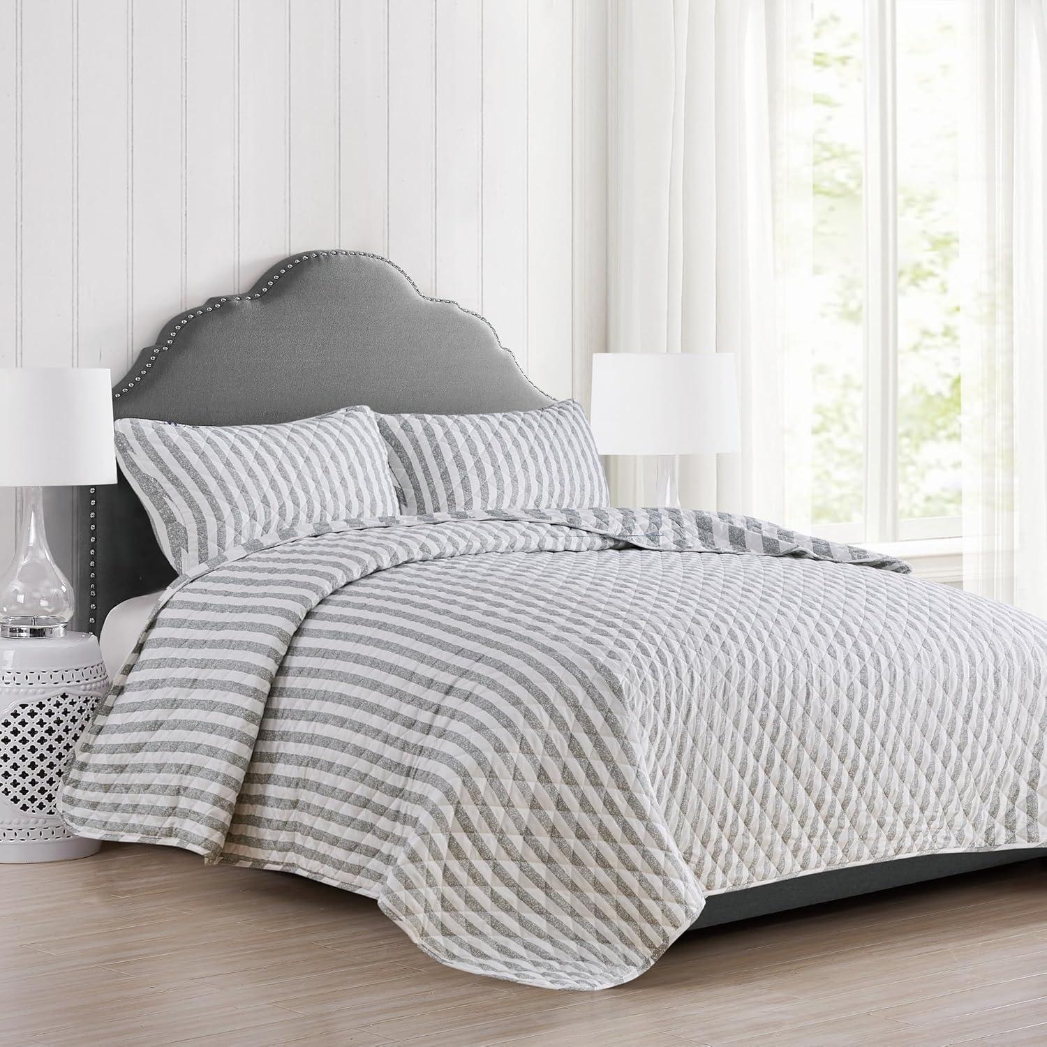 Market & Place Sofia No Striped Quilt Set